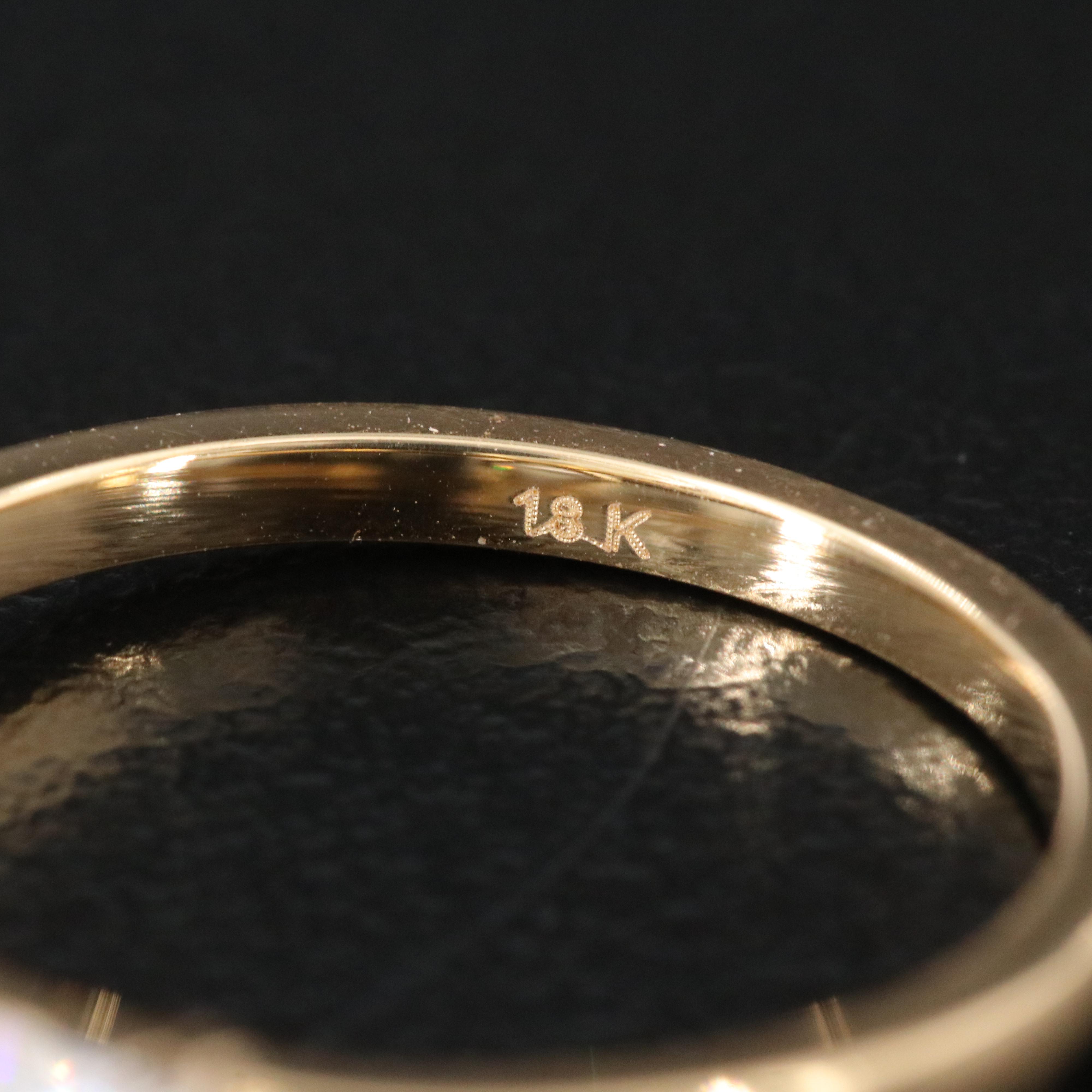 18K 3.09 CT Lab Grown Diamond Solitaire Ring with IGI Report