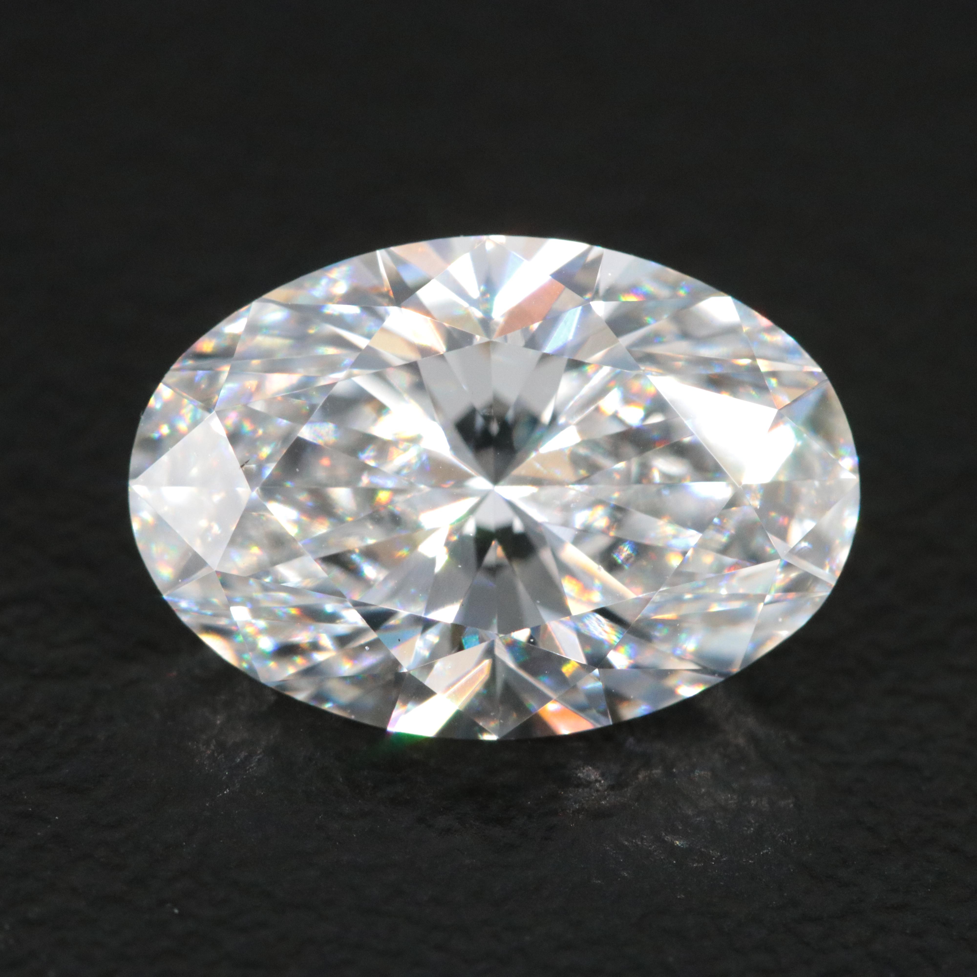 Loose 3.73 CT Lab Grown Diamond with IGI Report