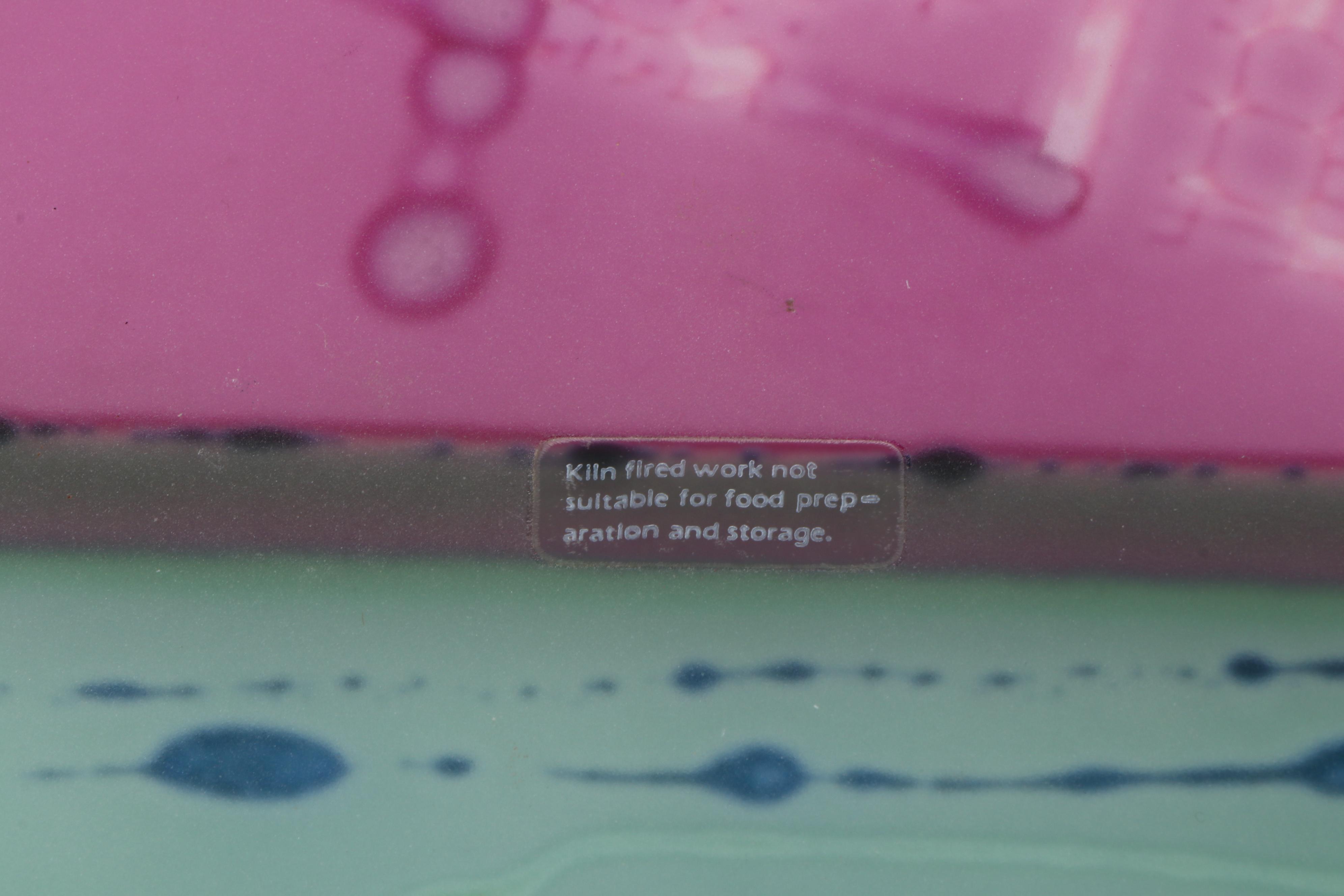 Canada Glassworks Art Glass Charger and Decorative Plate