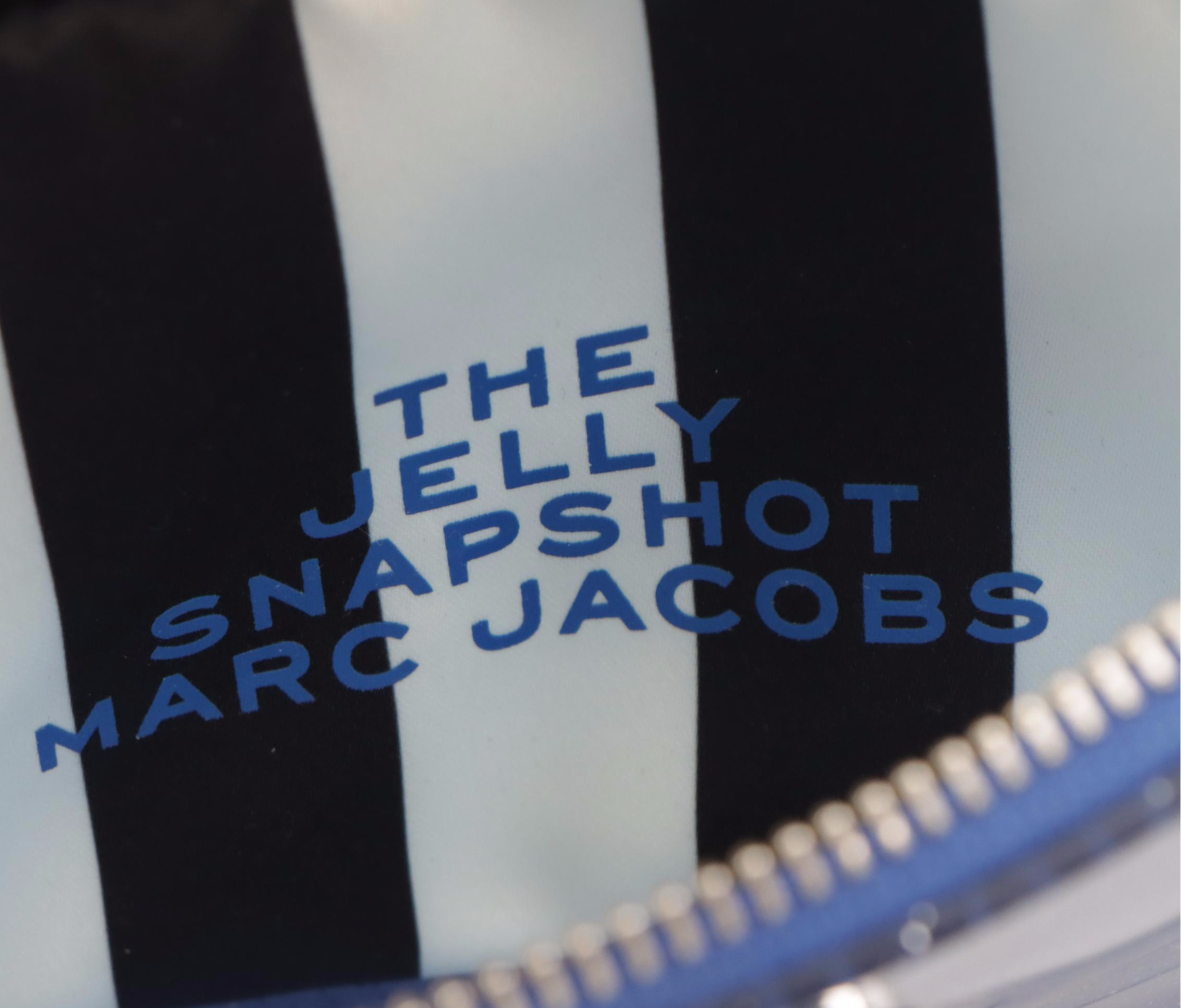 Marc Jacobs The Jelly Snapshot Crossbody Camera Bag in Blue Glittery Clear Vinyl