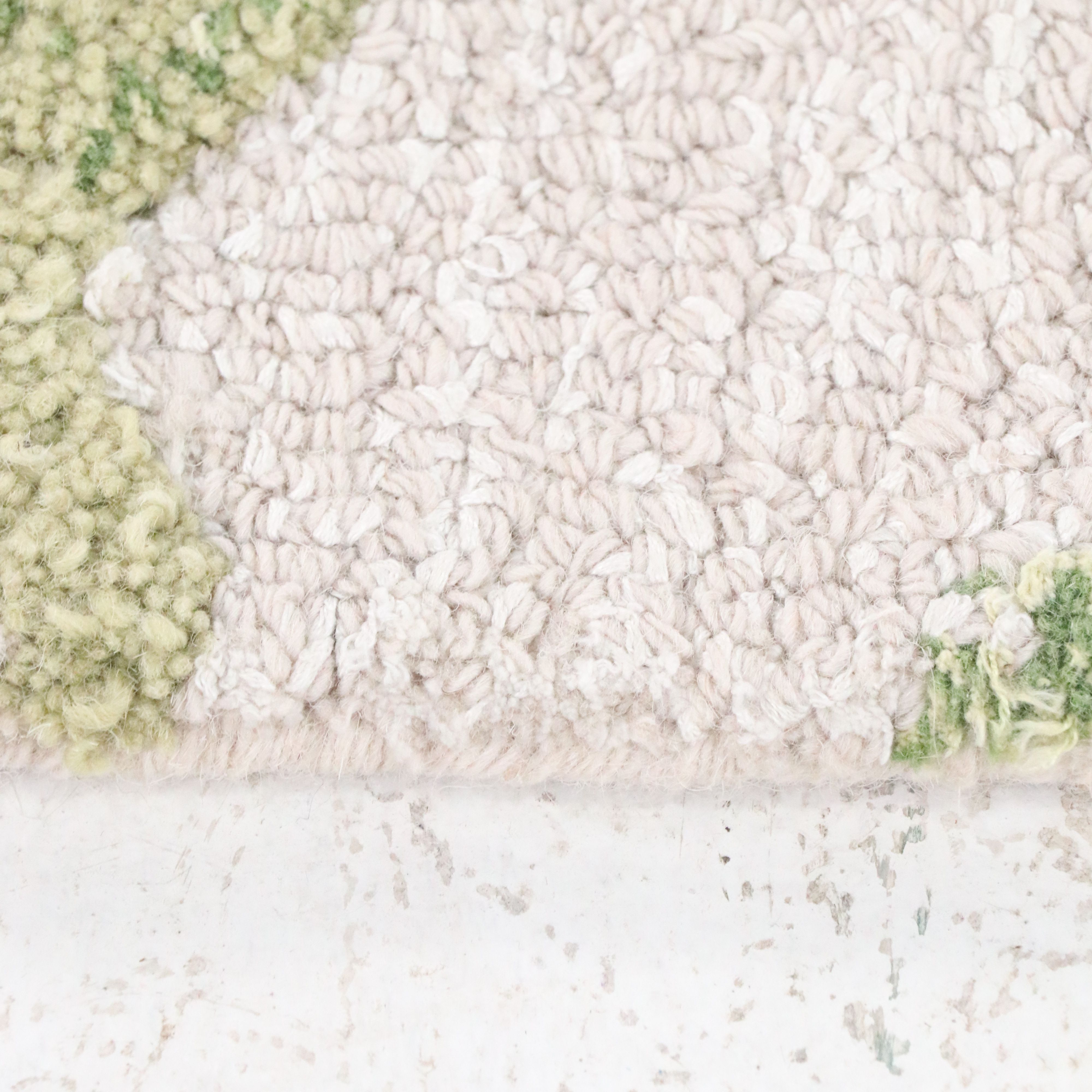 3'6 x 5'6 Hand-Tufted Contemporary Floral Area Rug