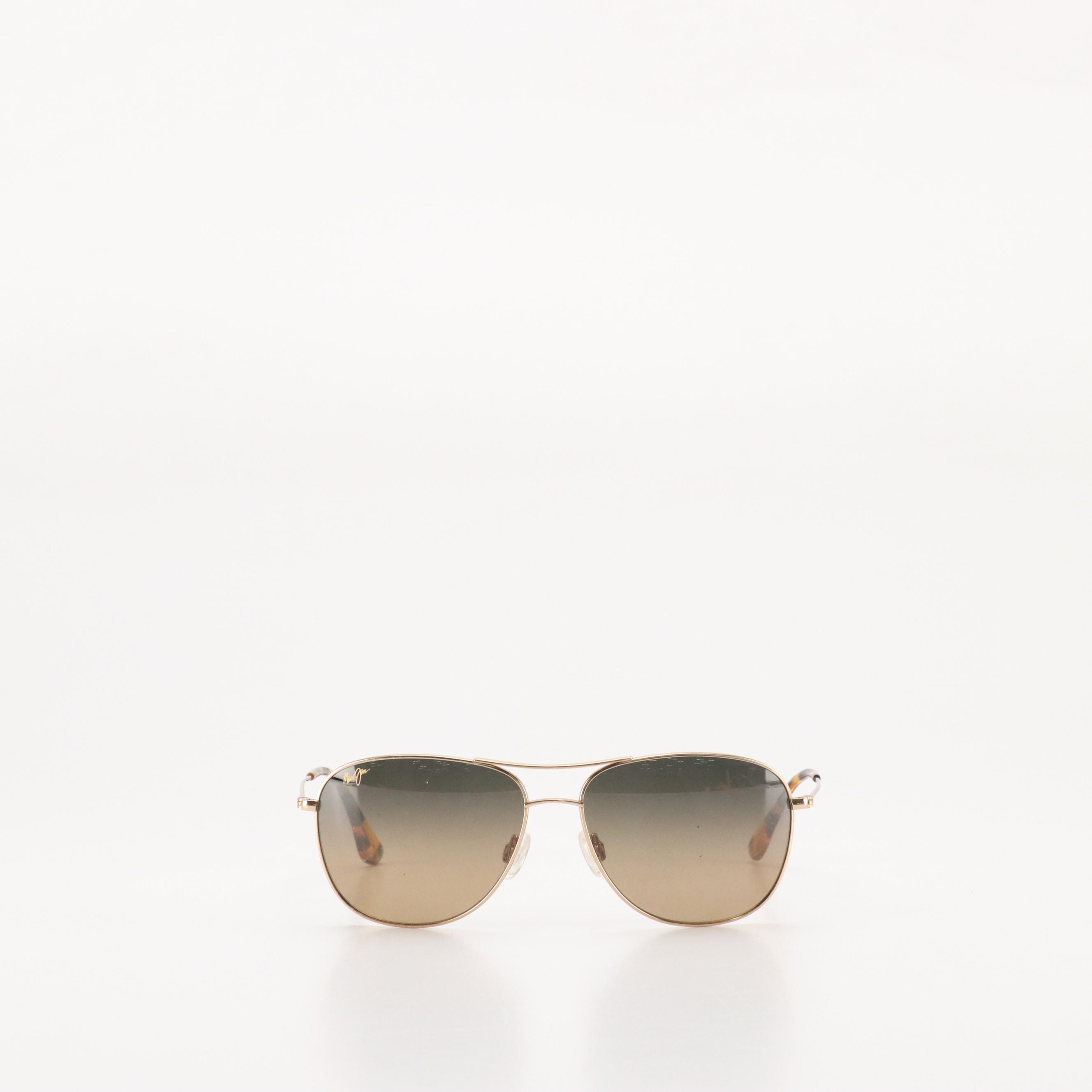 Maui Jim "Cliff House" Aviator Sunglasses and Sport Wrap Sunglasses, With Cases