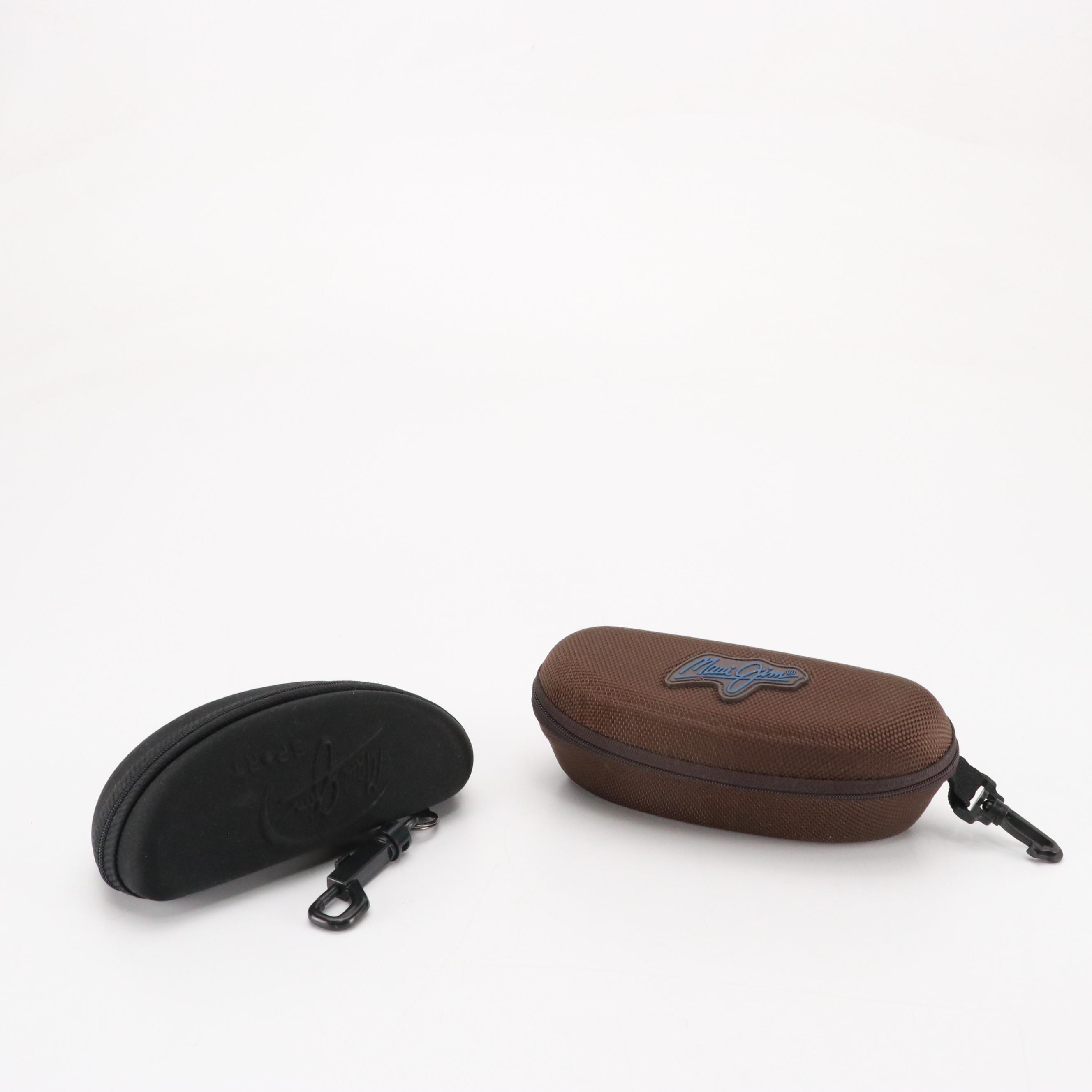 Maui Jim "Cliff House" Aviator Sunglasses and Sport Wrap Sunglasses, With Cases