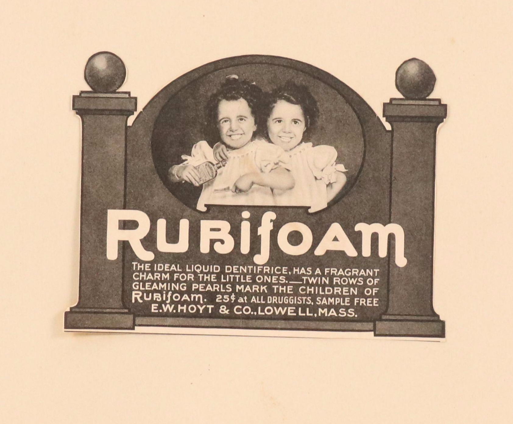Photomechanical and Silver Gelatin Prints, Including "Rubifoam" Ad