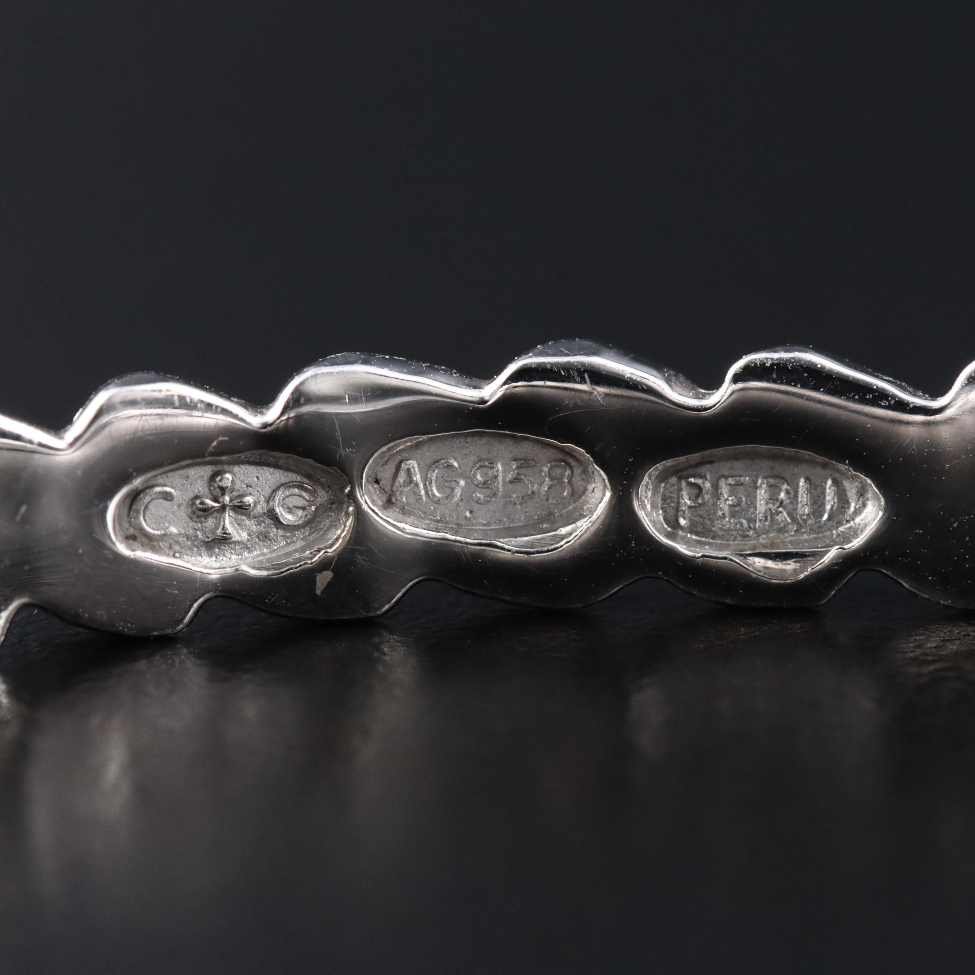 Sterling Fluted Bangle Bracelet