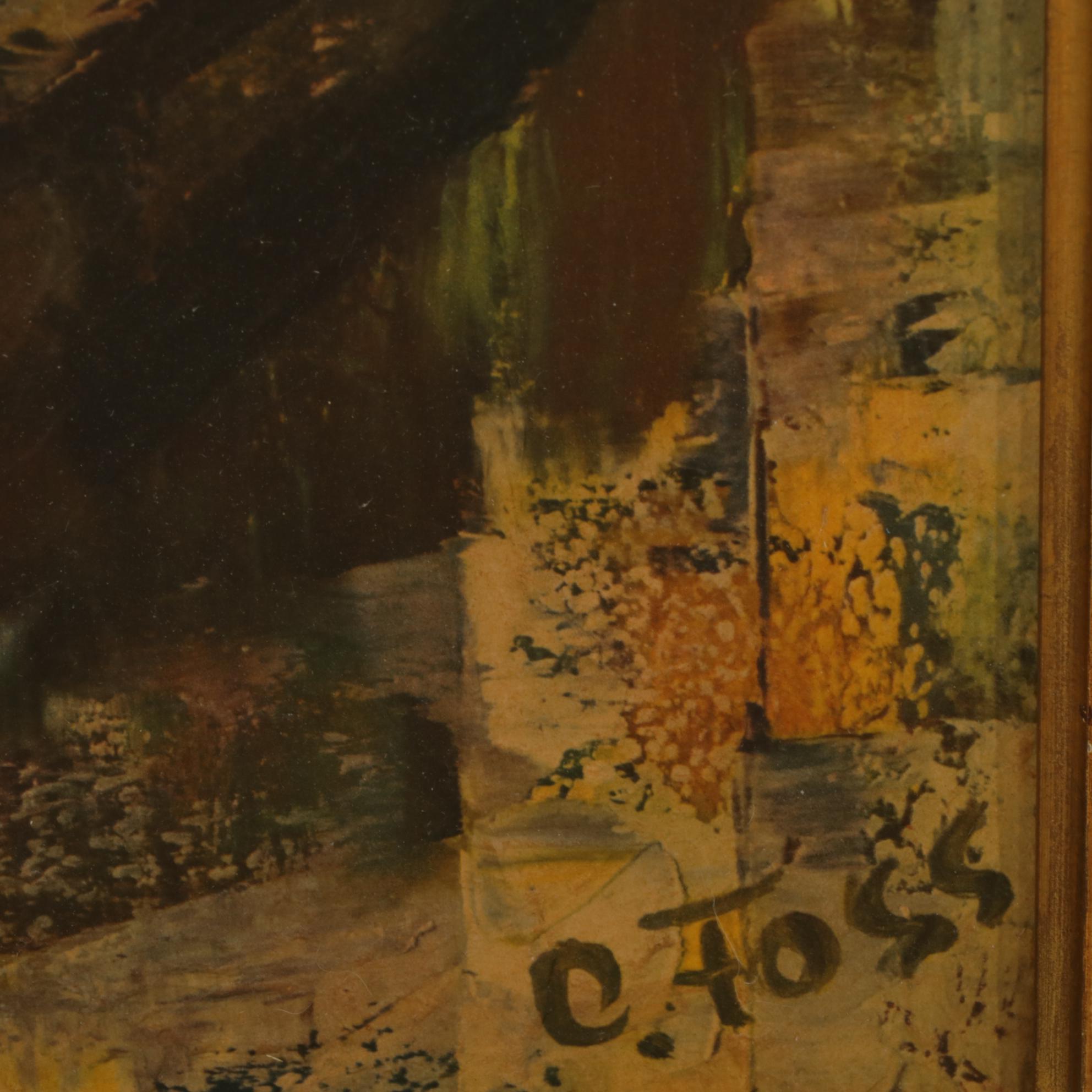 Giclée After Oliver Foss "Daybreak on the Seine" , Late 20th Century