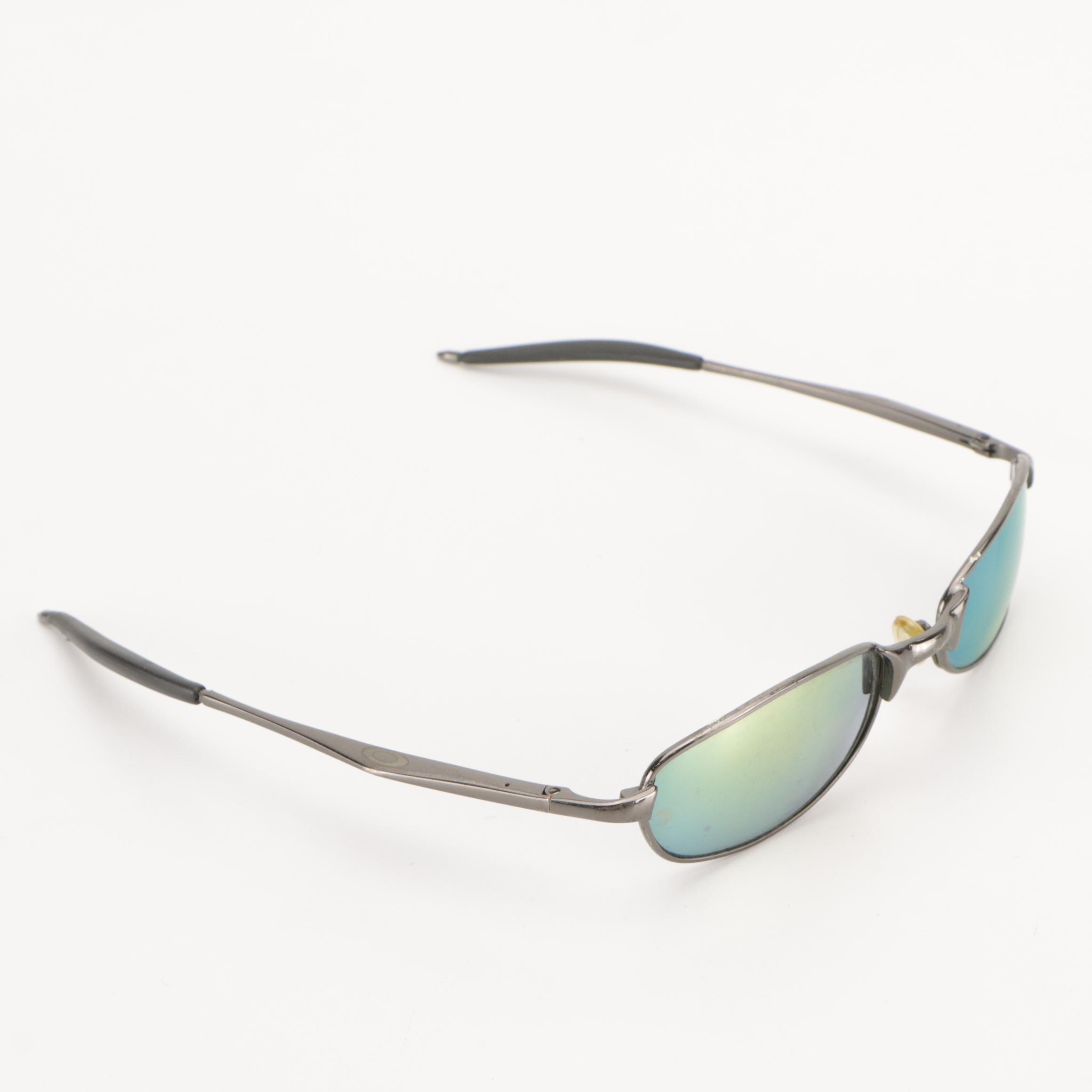 Oakley FD021 Oval Mirrored Lens and T7049 Gray Square Sunglasses