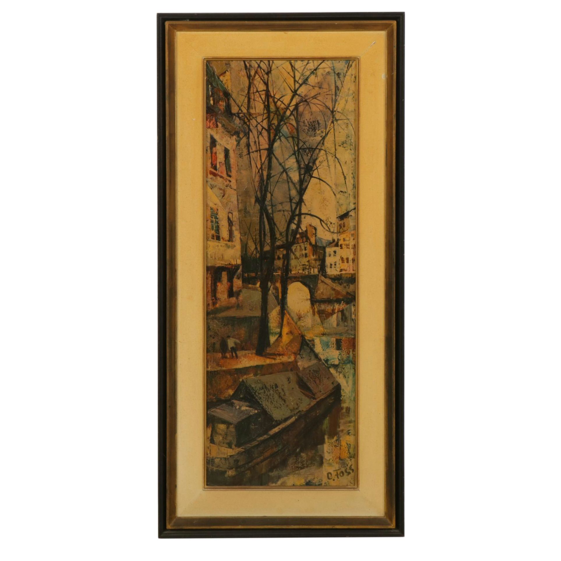 Giclée After Oliver Foss "Daybreak on the Seine" , Late 20th Century