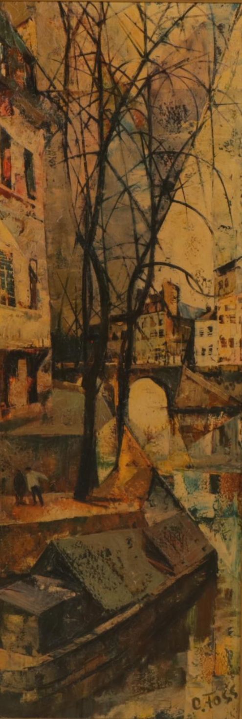 Giclée After Oliver Foss "Daybreak on the Seine" , Late 20th Century