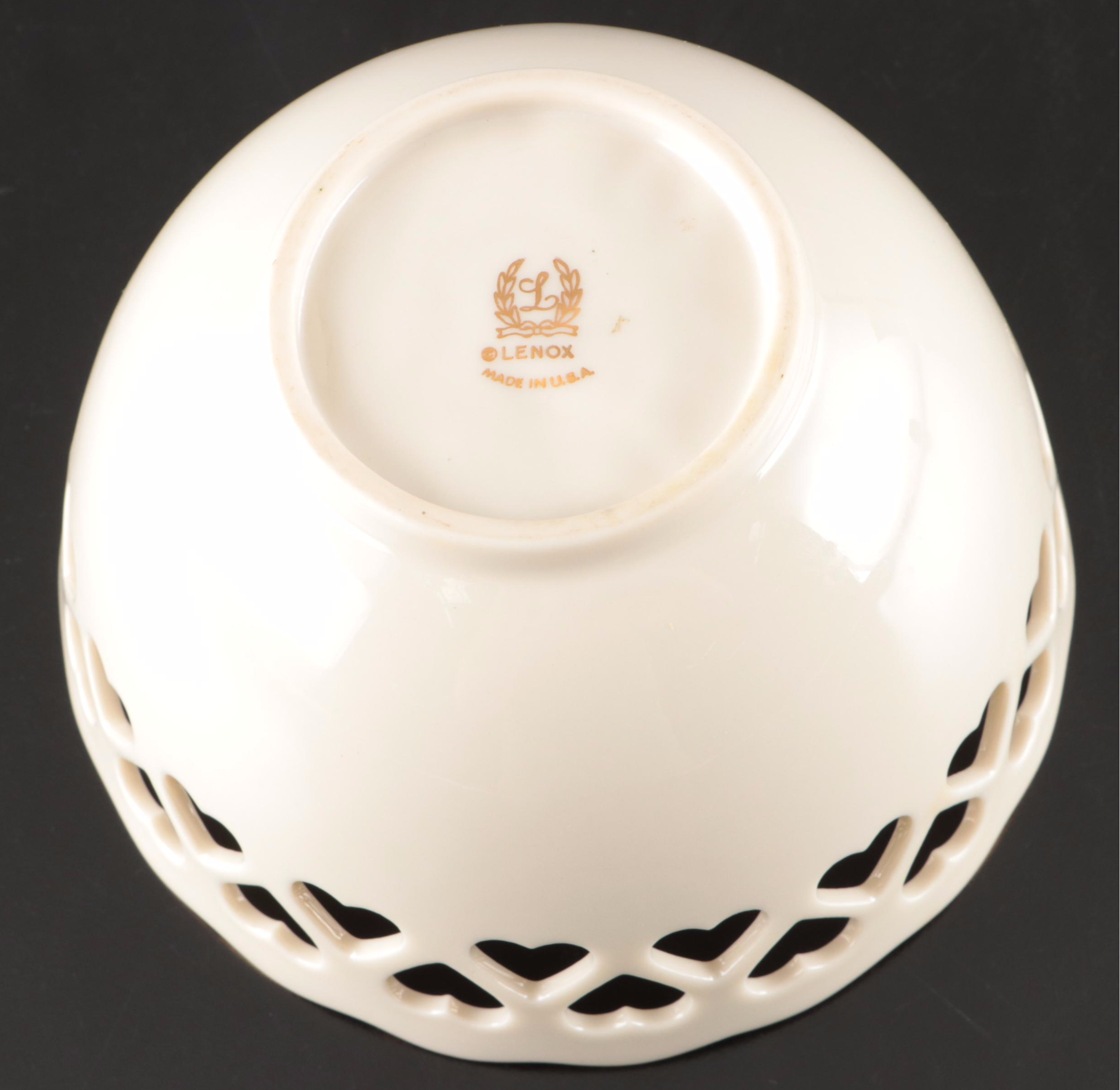 Lenox Porcelain Vases and Bowl