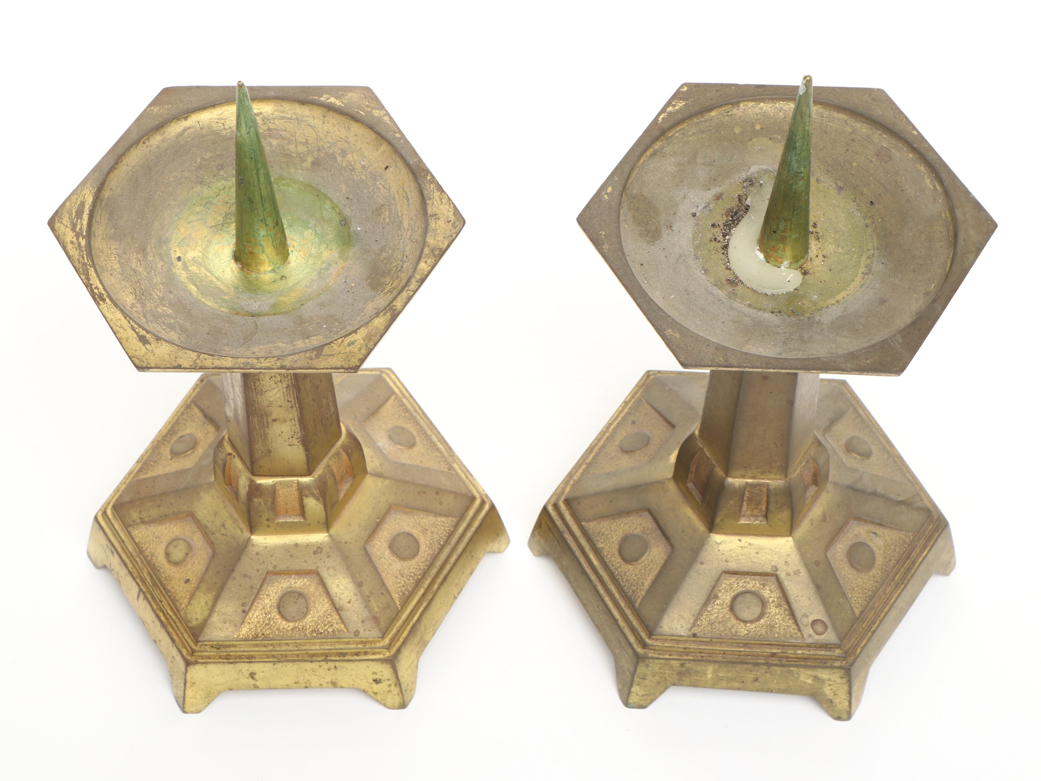 Brass Candle Prickets