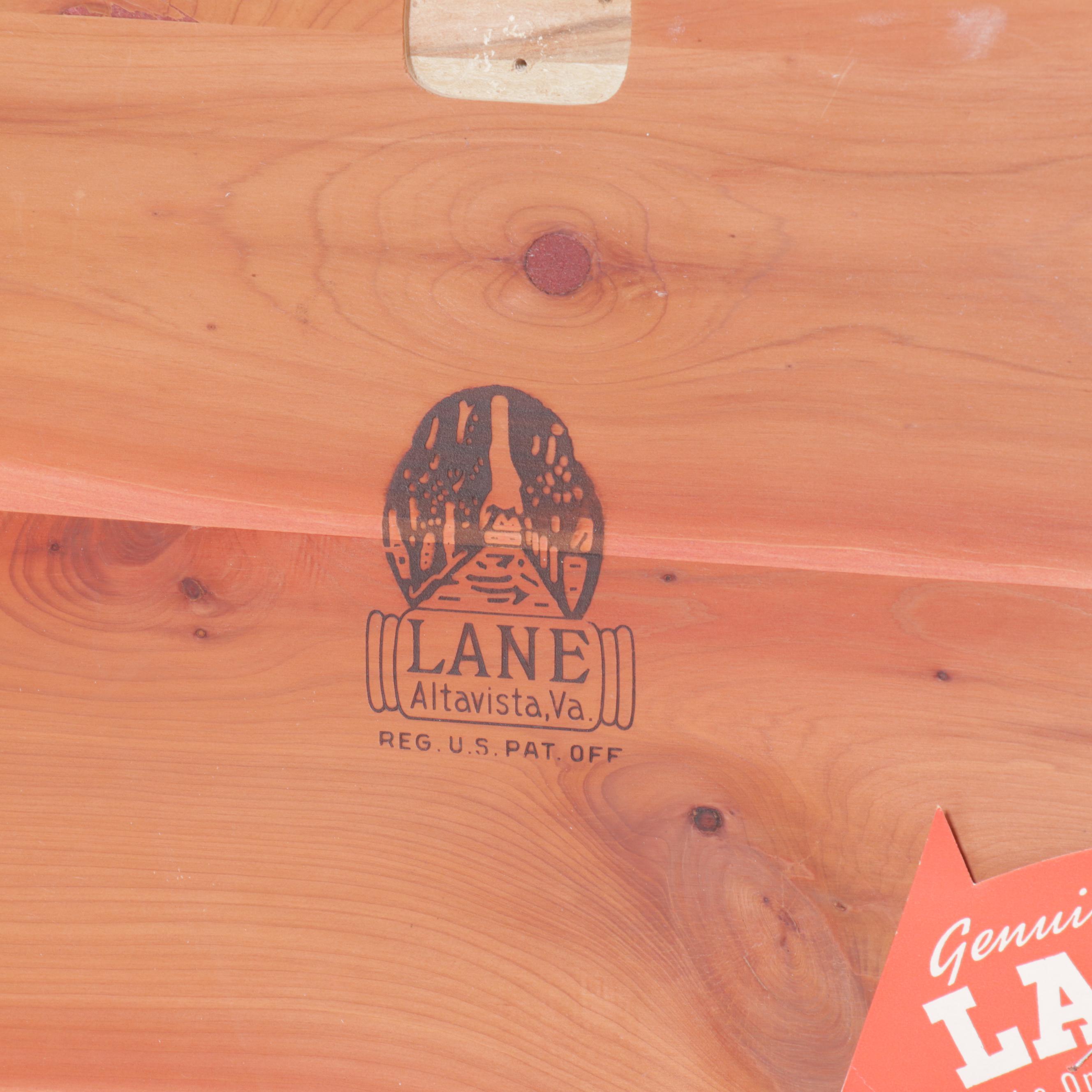 Lane Federal Style Single-Drawer Cedar-Lined Mahogany Blanket Chest