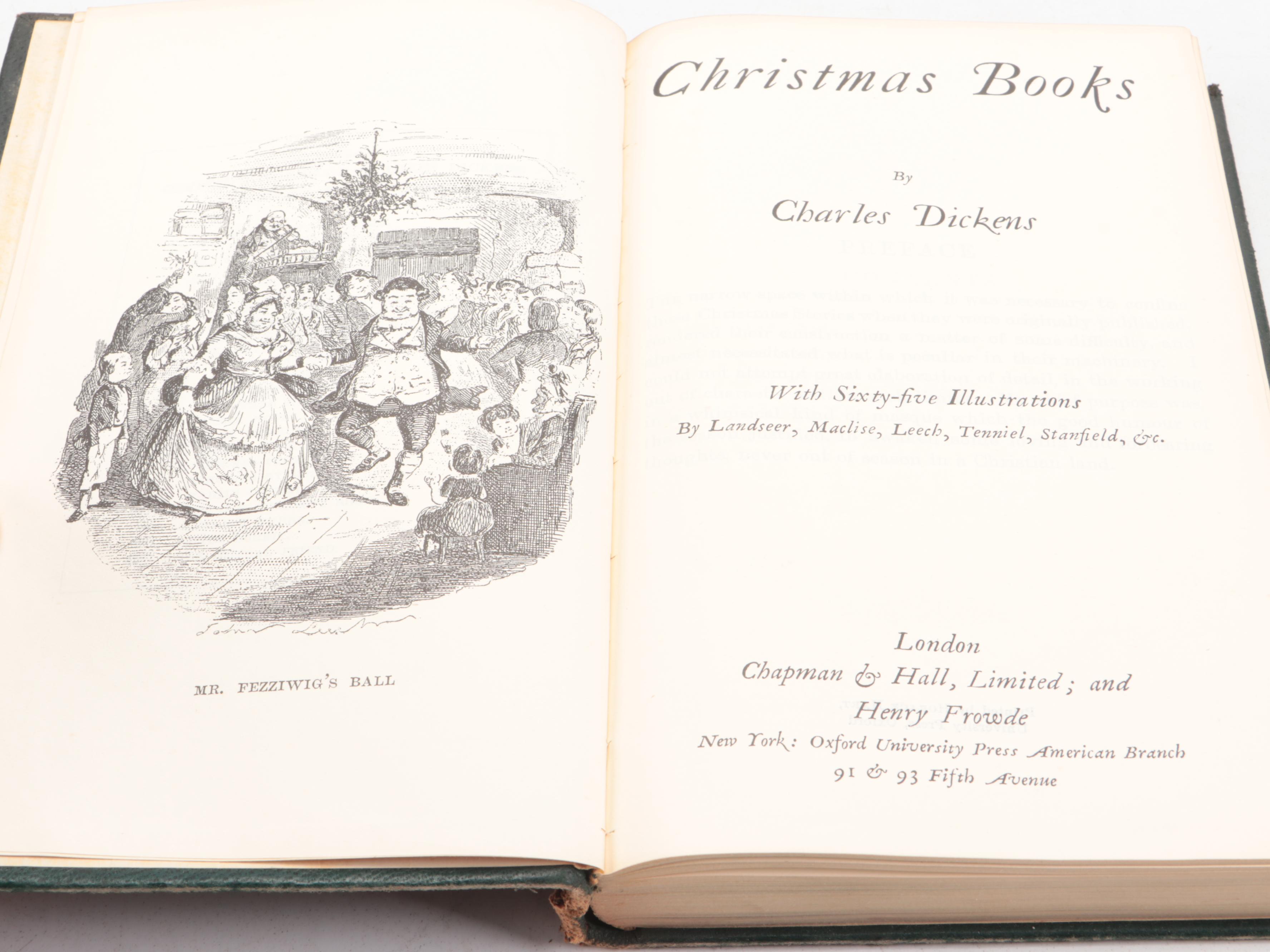 Oxford India Paper "Complete Works of Charles Dickens" Partial Set, circa 1904
