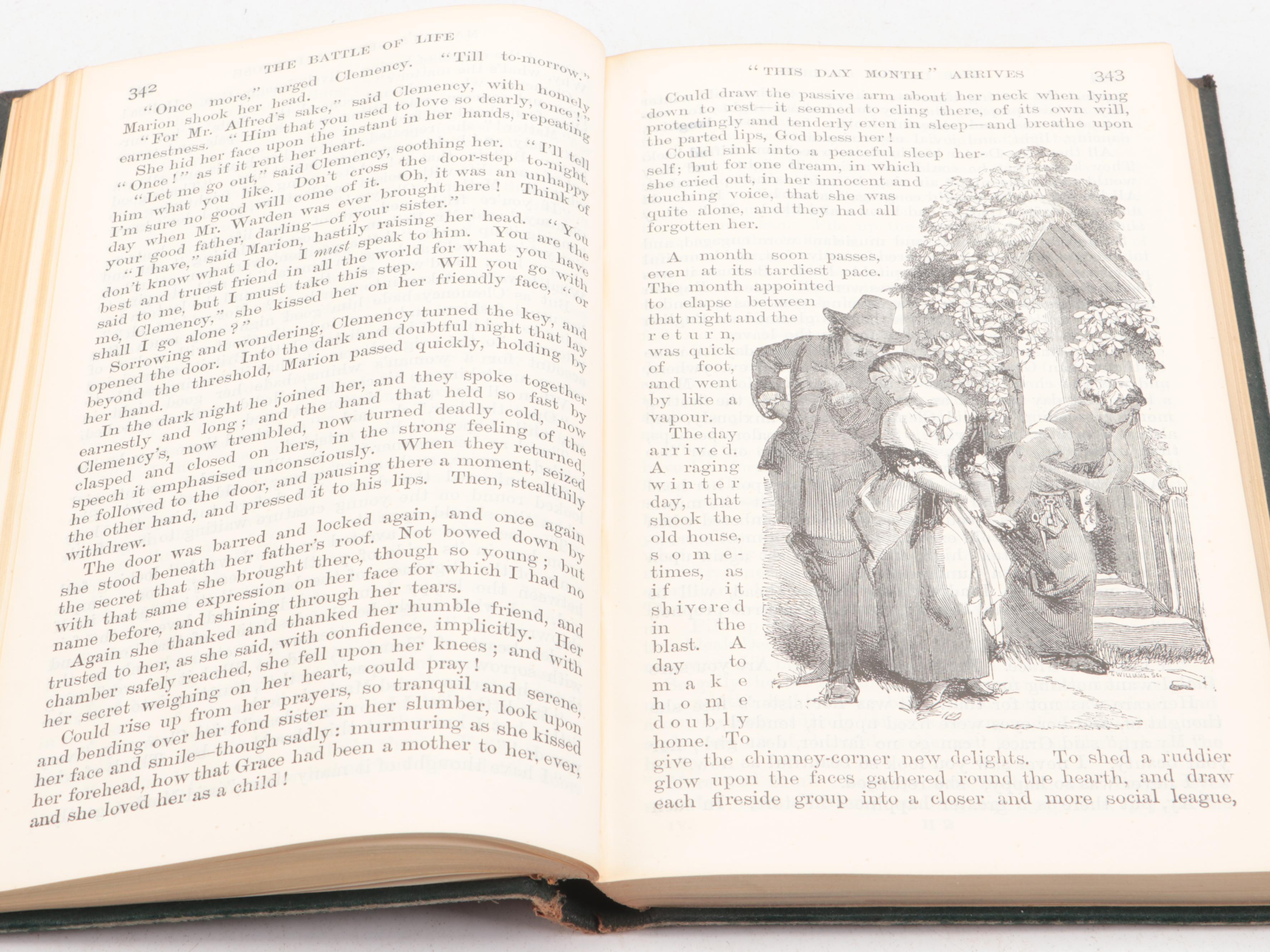 Oxford India Paper "Complete Works of Charles Dickens" Partial Set, circa 1904