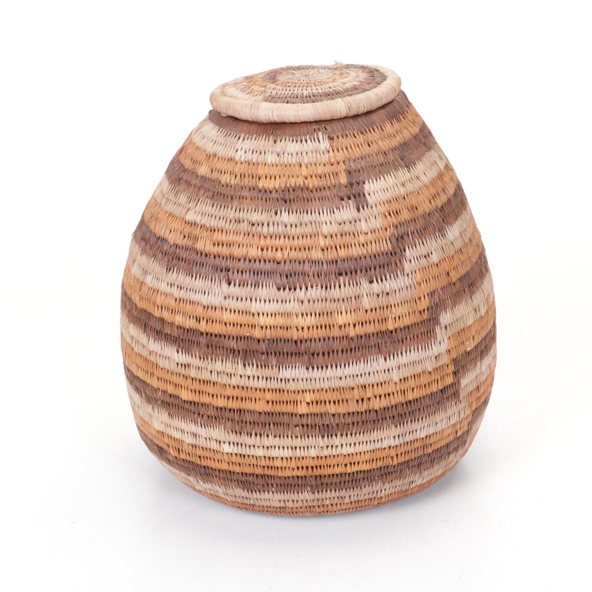 Zulu Ukhamba Woven Grass Storage and Other Baskets