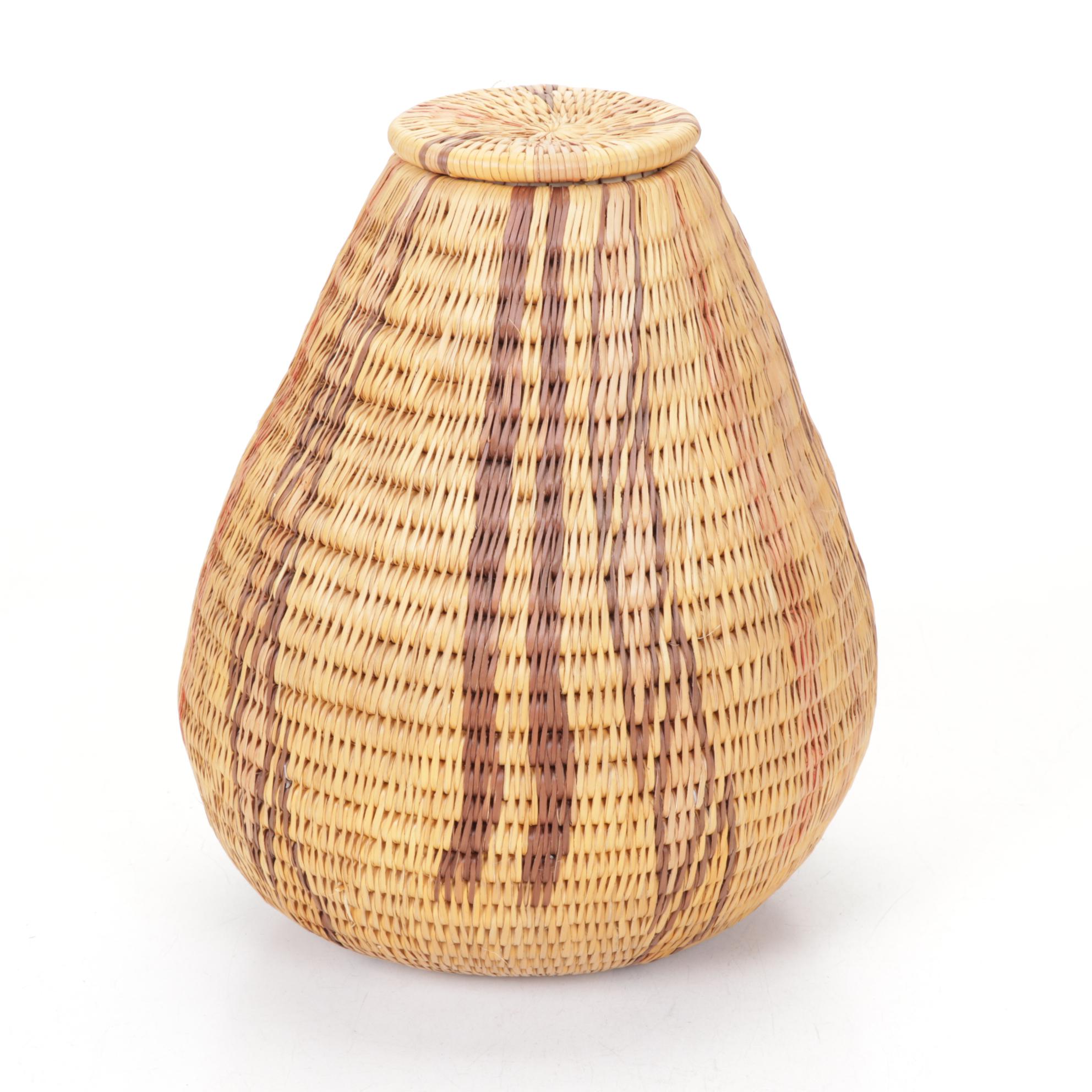 Zulu Ukhamba Woven Grass Storage and Other Baskets