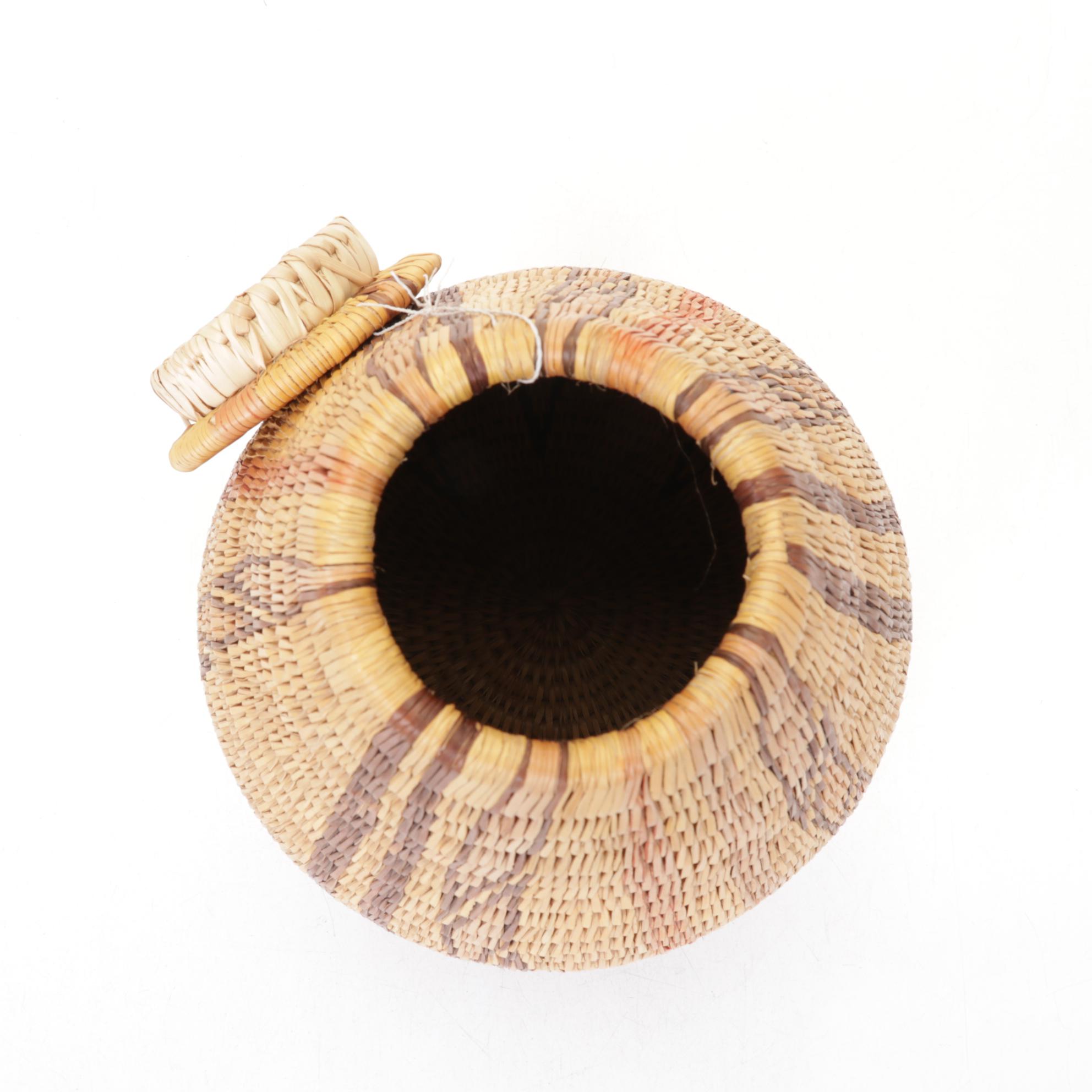 Zulu Ukhamba Woven Grass Storage and Other Baskets