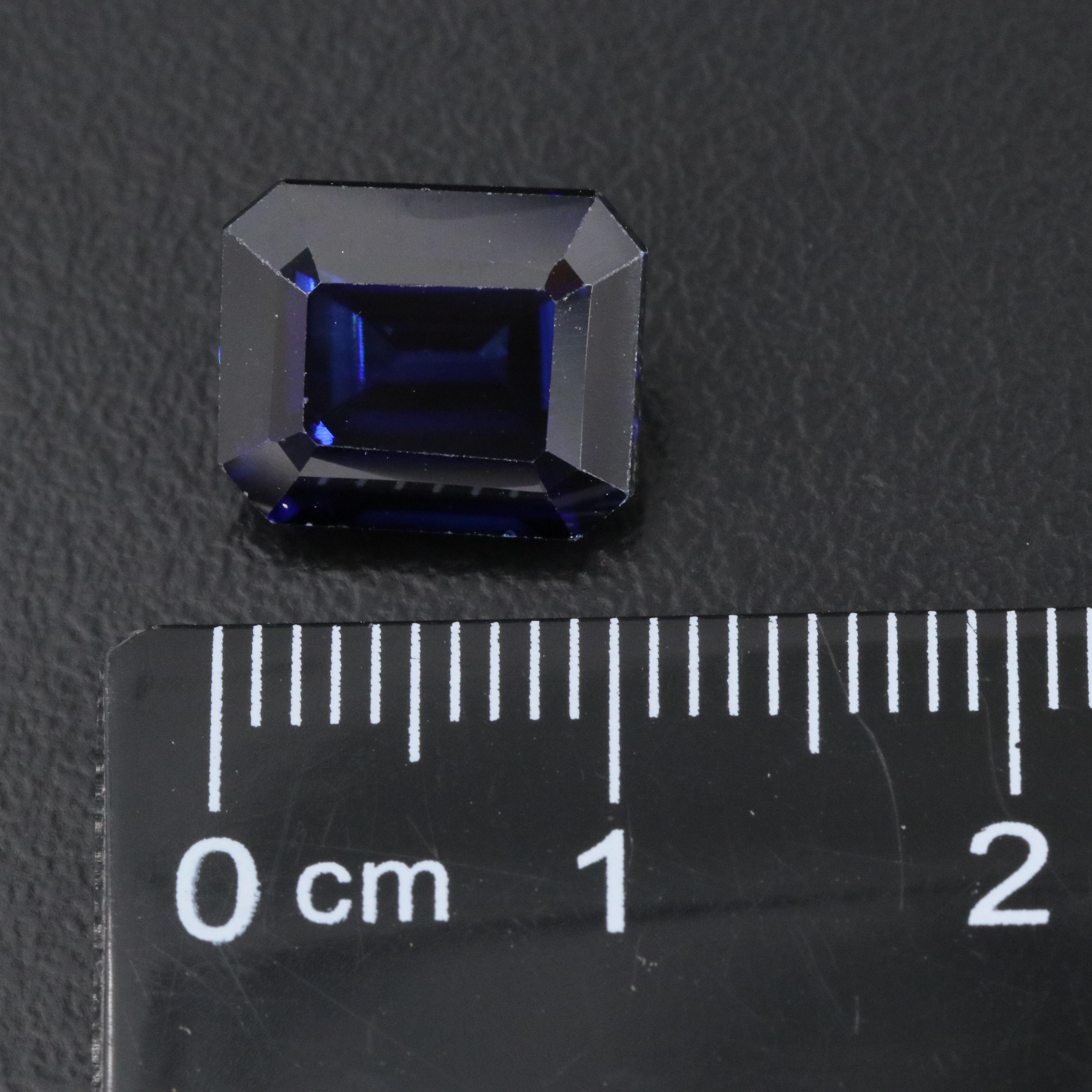 Loose 5.63 CT Lab Grown Sapphire