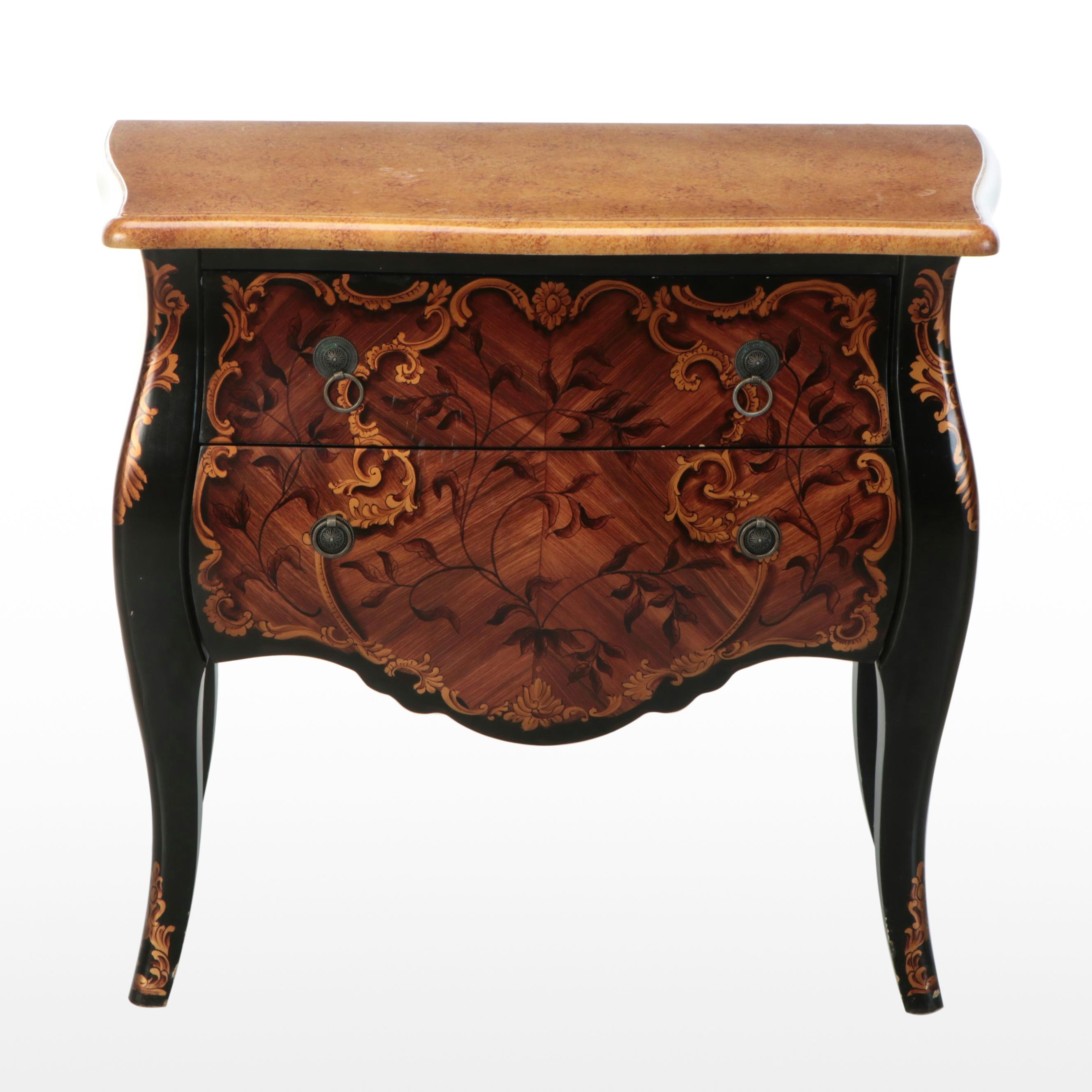 Louis XV Style Two-Drawer Commode, 21st Century
