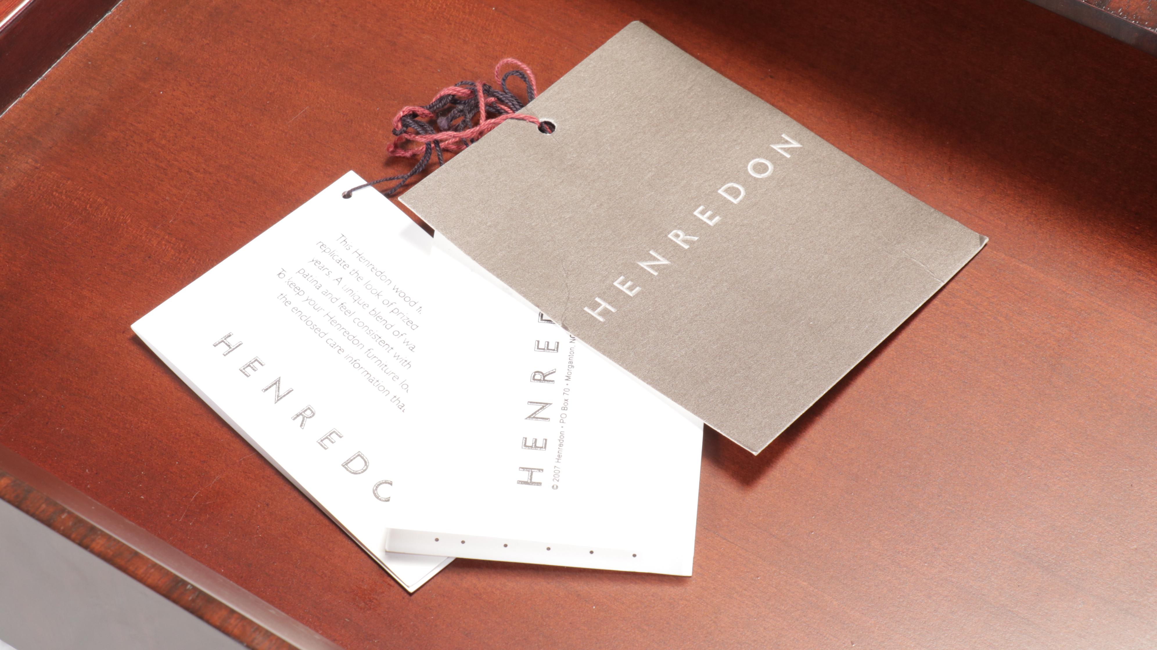 Contemporary Mahogany Finish Console Table