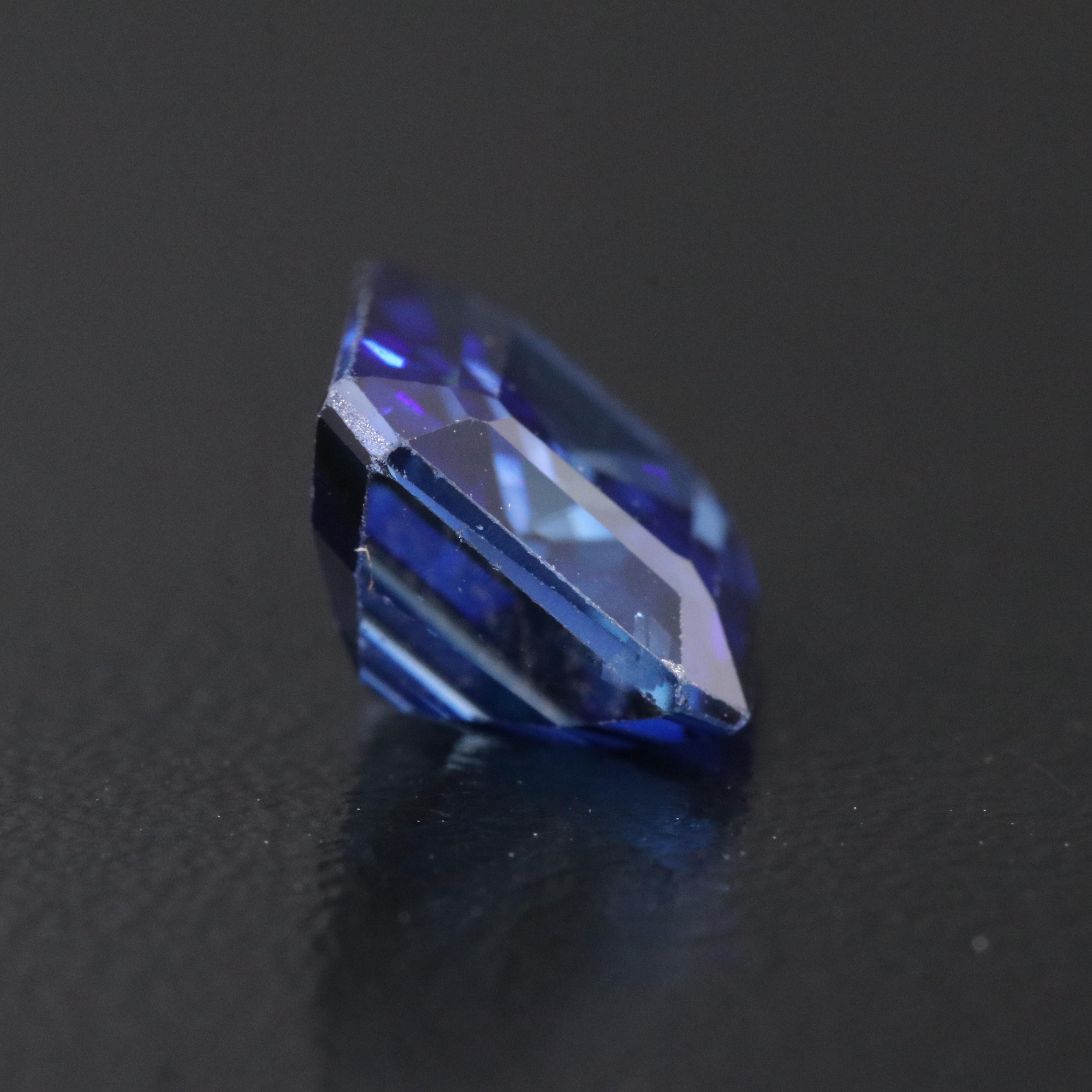 Loose 4.51 CT Lab Grown Sapphire