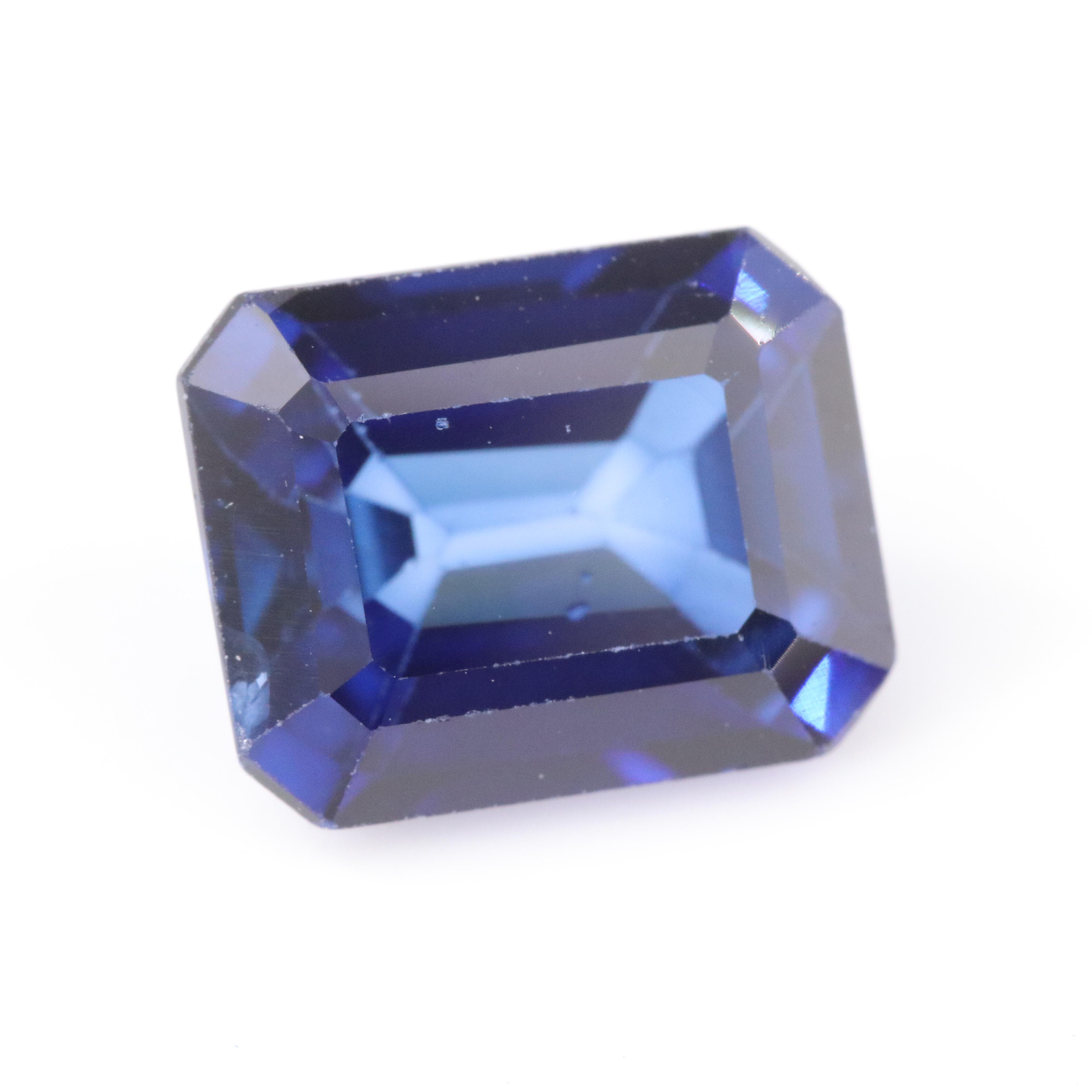 Loose 4.51 CT Lab Grown Sapphire