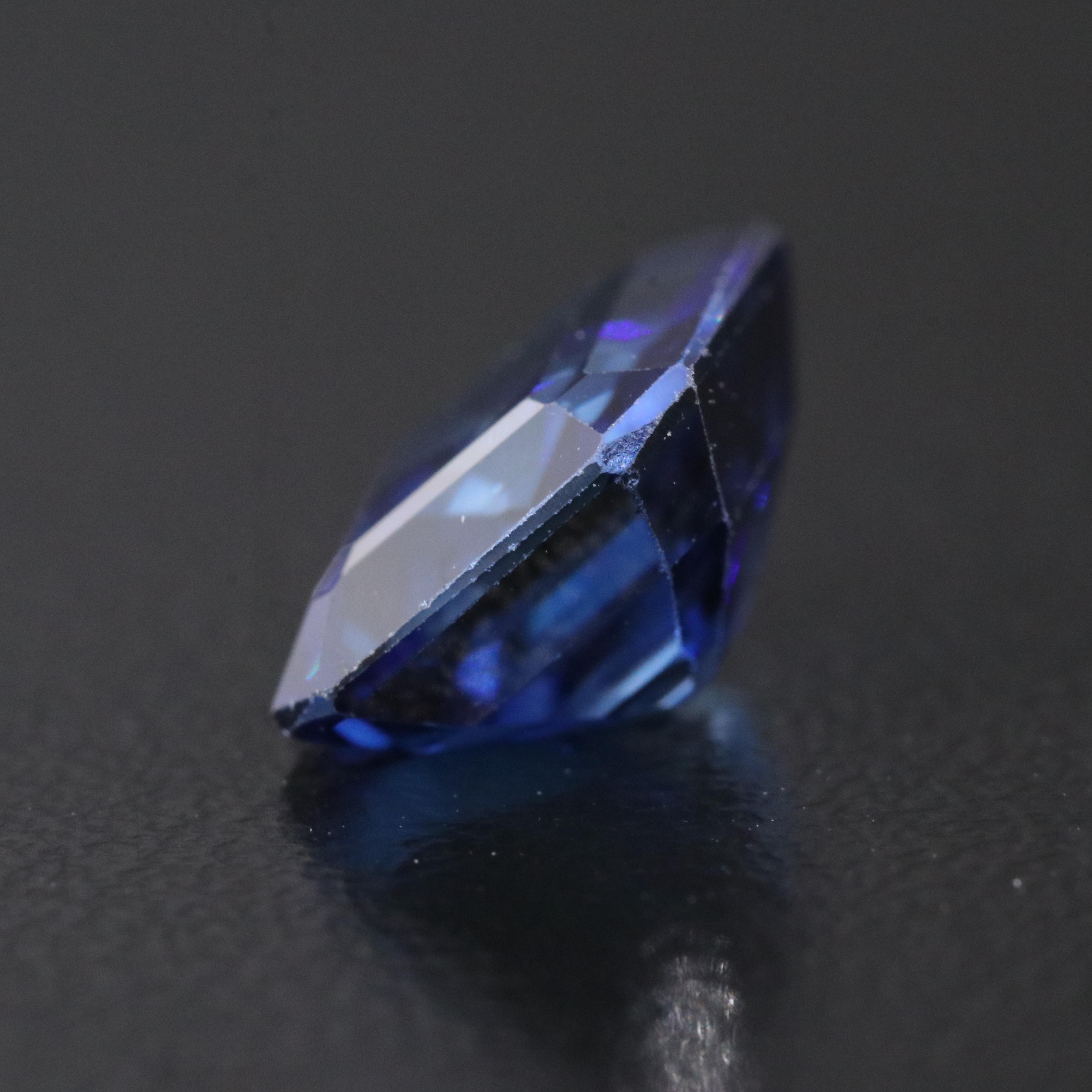 Loose 4.51 CT Lab Grown Sapphire