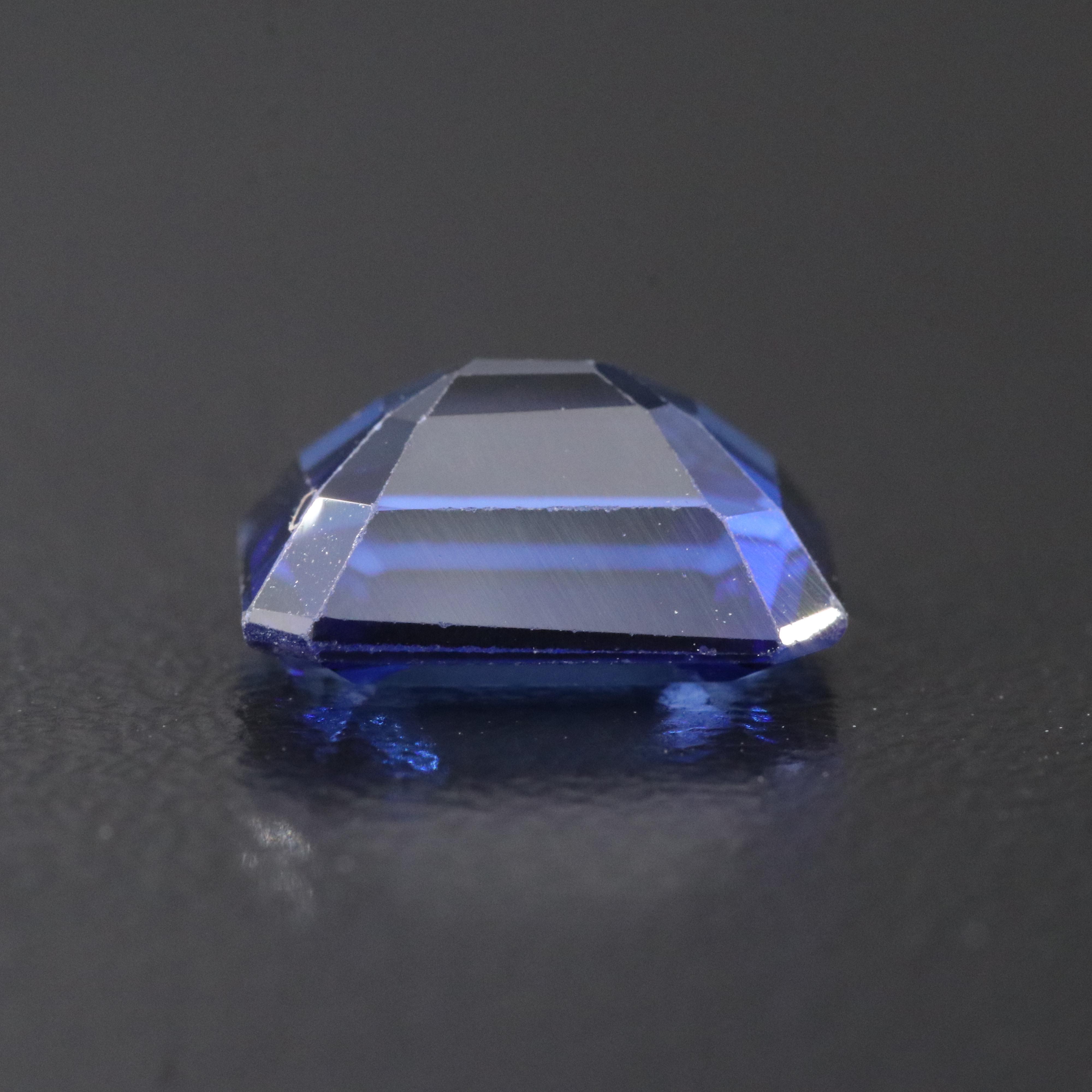 Loose 4.51 CT Lab Grown Sapphire