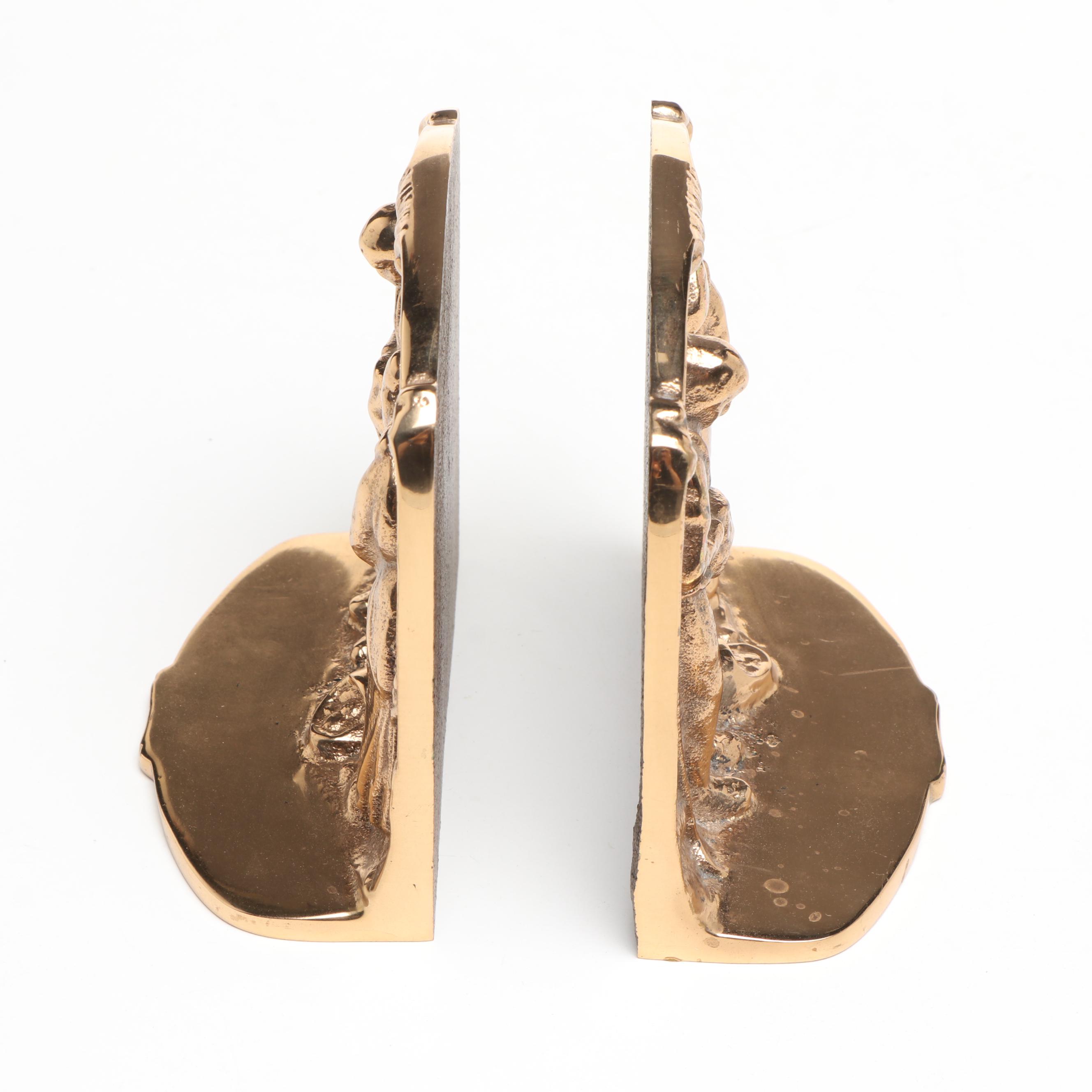 Copper Bookends After "The Angelus" by Jean-François Millet