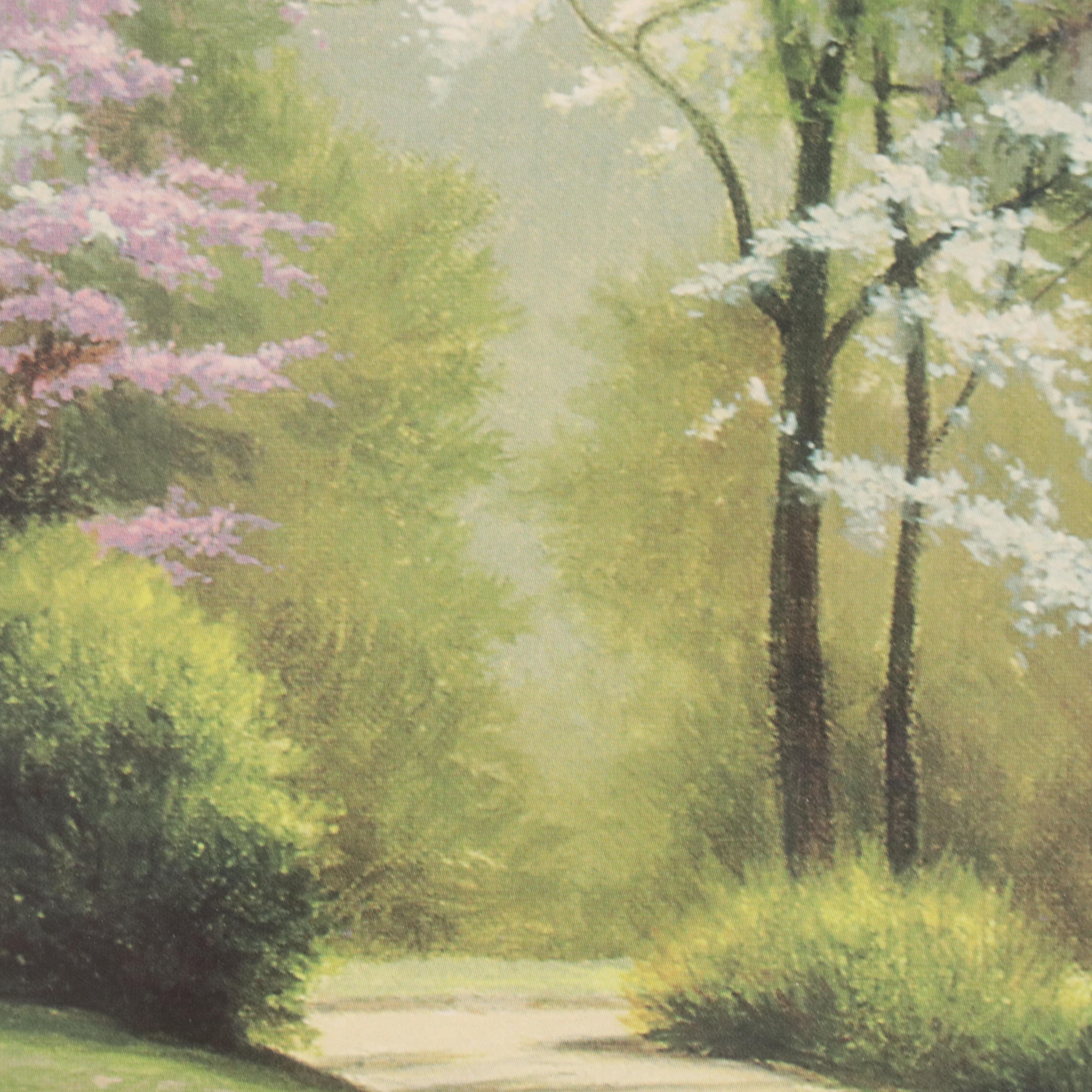 After Edgar Szmyd Offset Lithograph "Lakeside Trail"