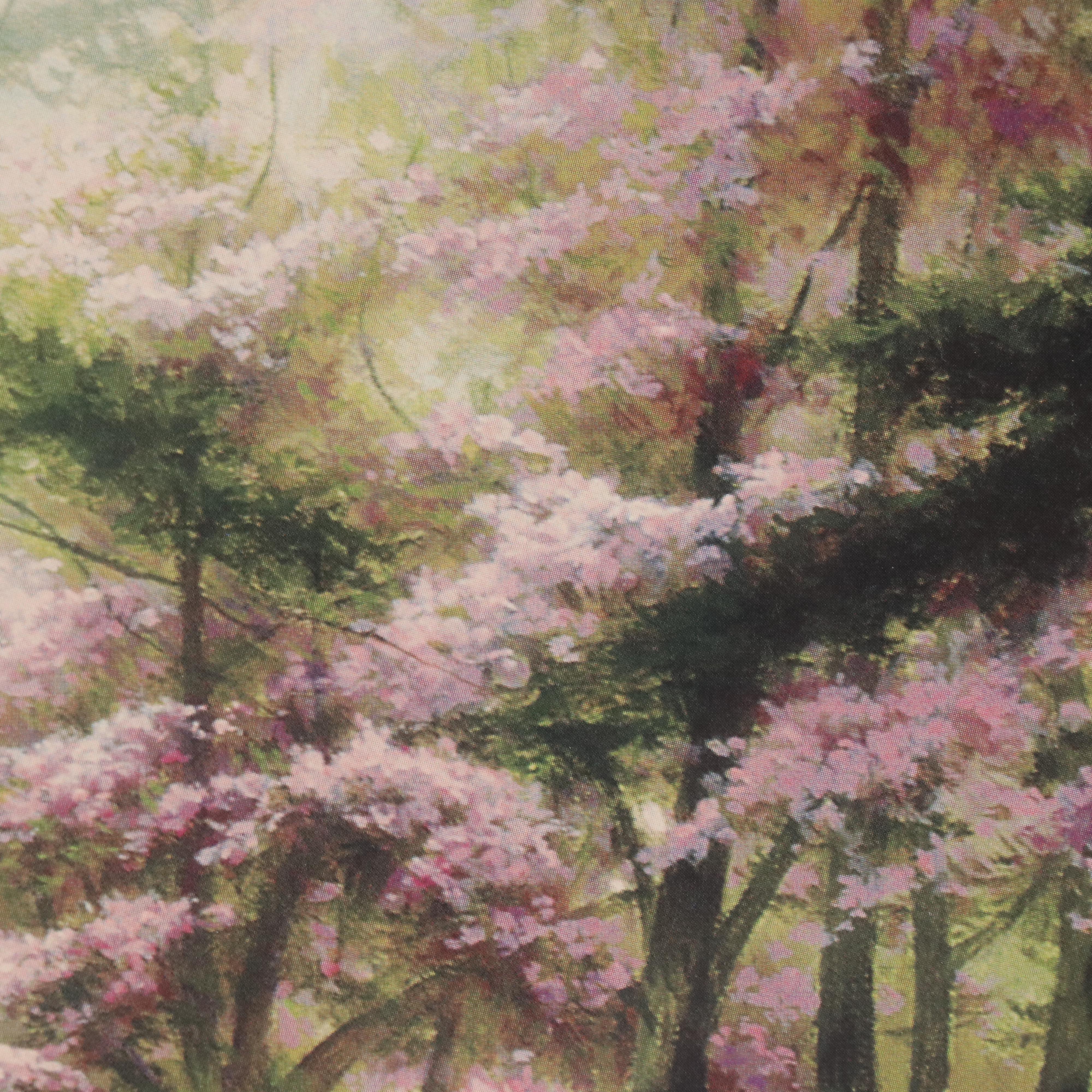 After Edgar Szmyd Offset Lithograph "Lakeside Trail"