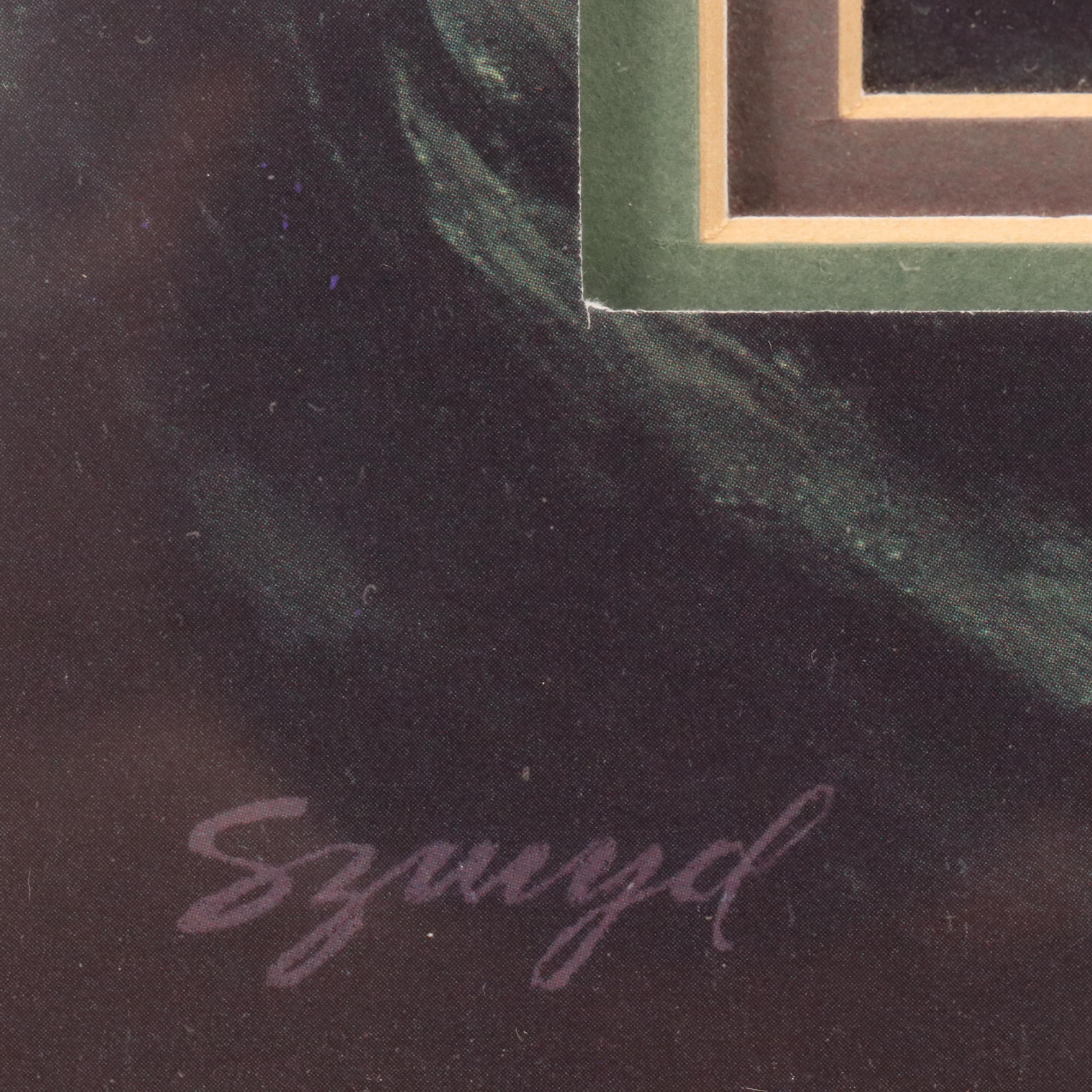 After Edgar Szmyd Offset Lithograph "Lakeside Trail"