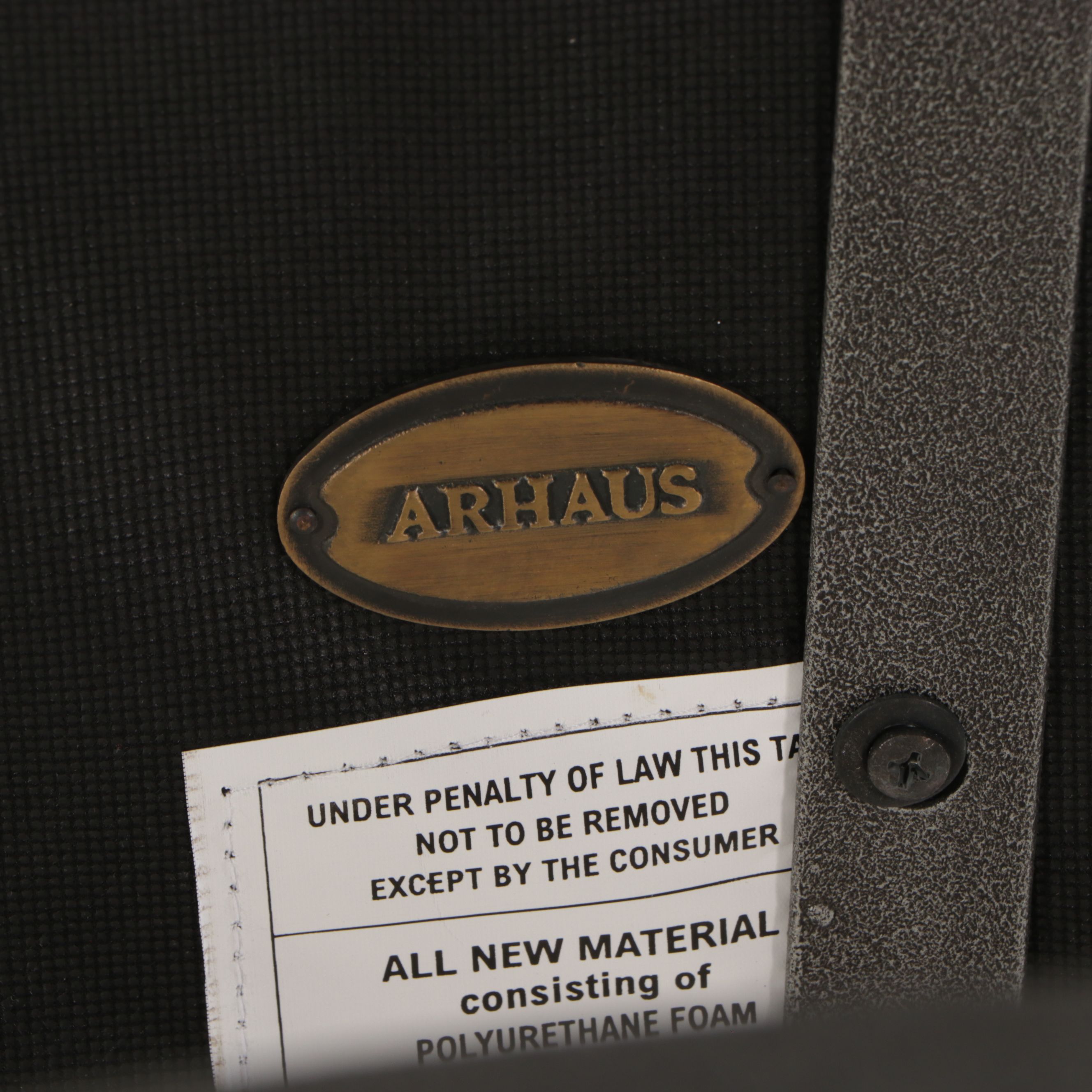 Arhaus Contemporary Circular Upholstered Ottoman