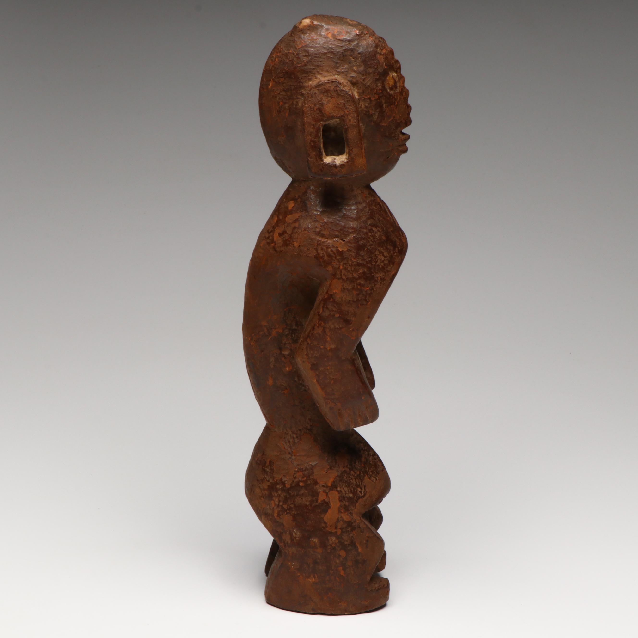 Nigerian Mumuye Peoples Hand-Carved "Lagalagana" Animist Tree Spirit Figure