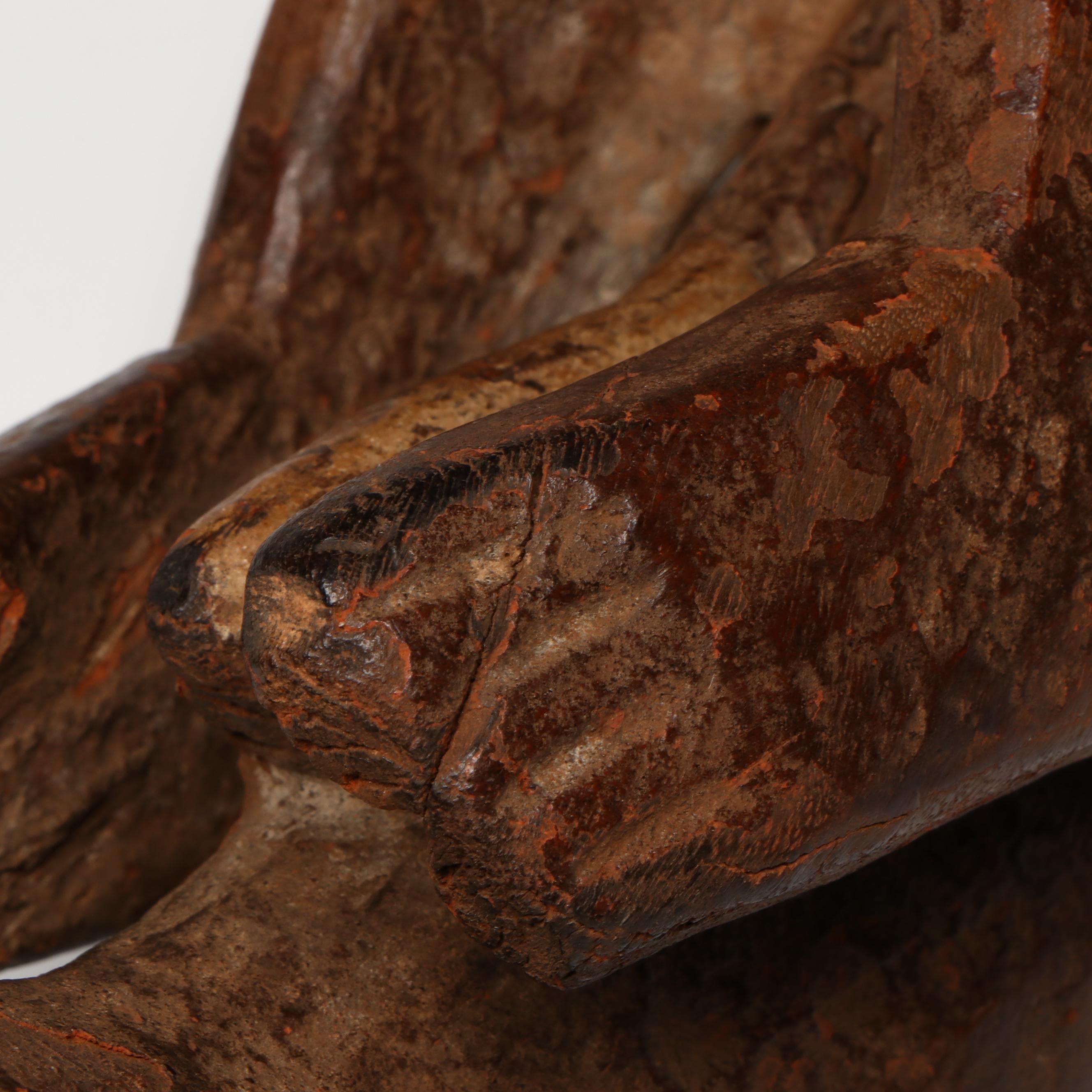 Nigerian Mumuye Peoples Hand-Carved "Lagalagana" Animist Tree Spirit Figure