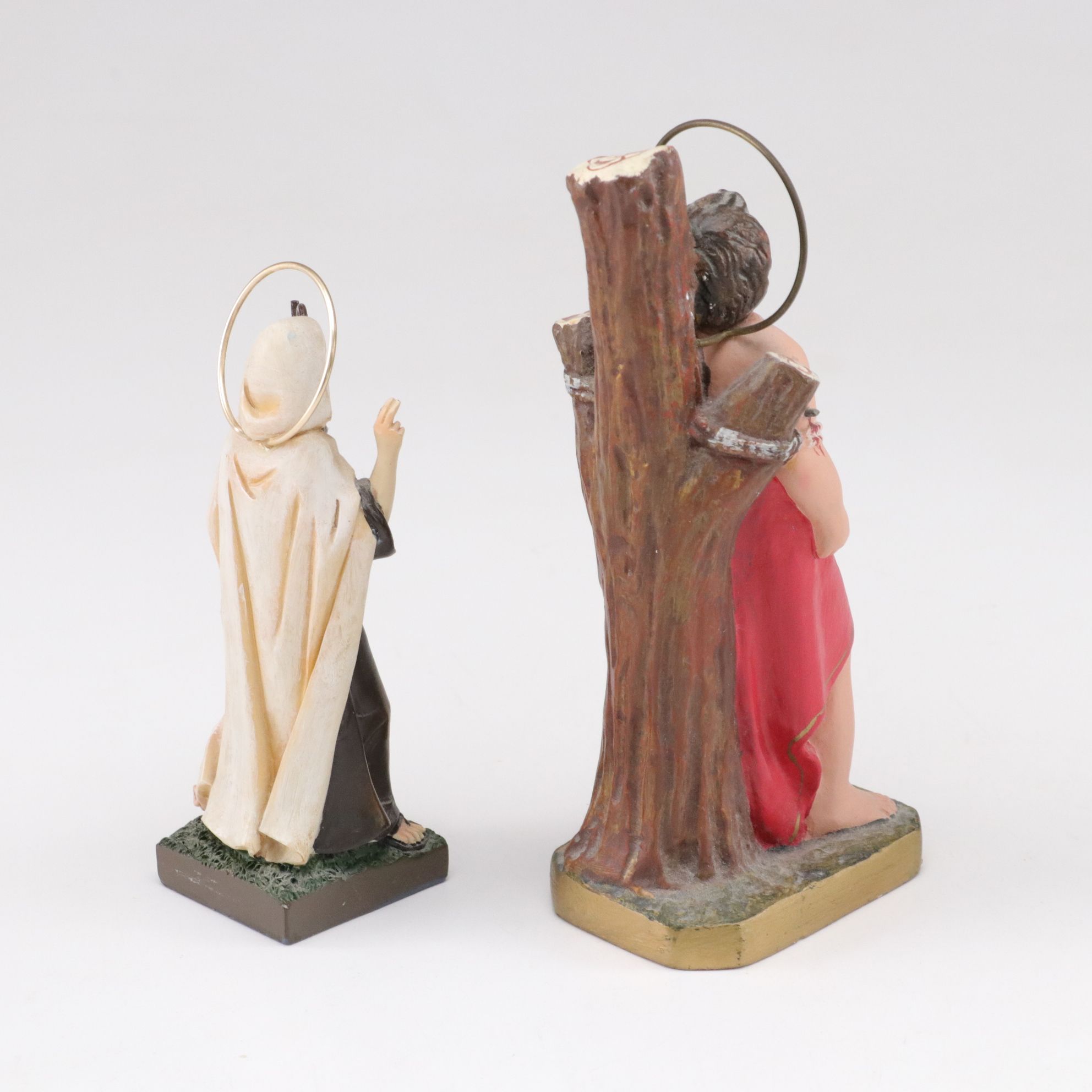 Russian Orthodox Hand-Painted Icon Egg with Saint Sebastian Figurine and More