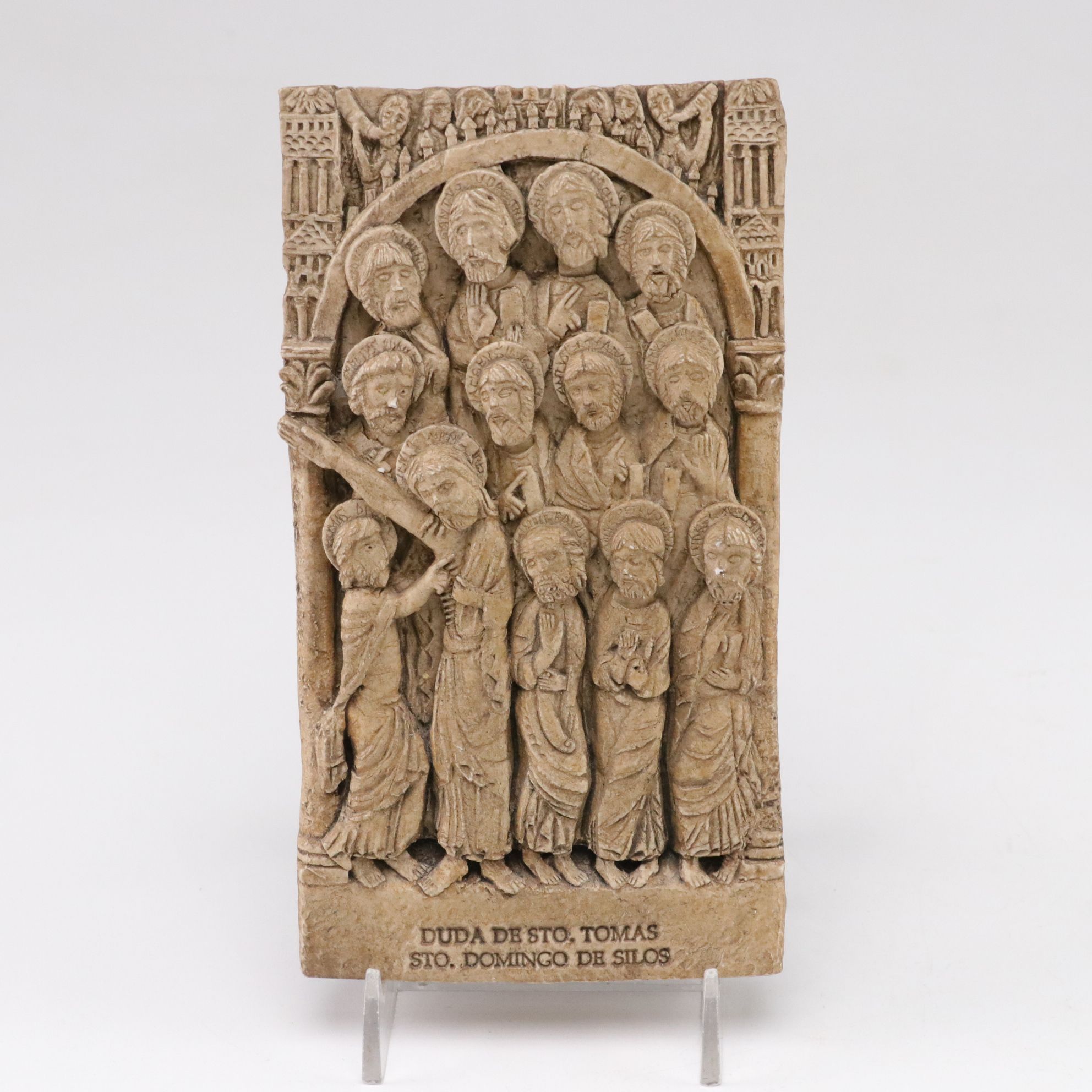 Russian Orthodox Hand-Painted Icon Egg with Saint Sebastian Figurine and More