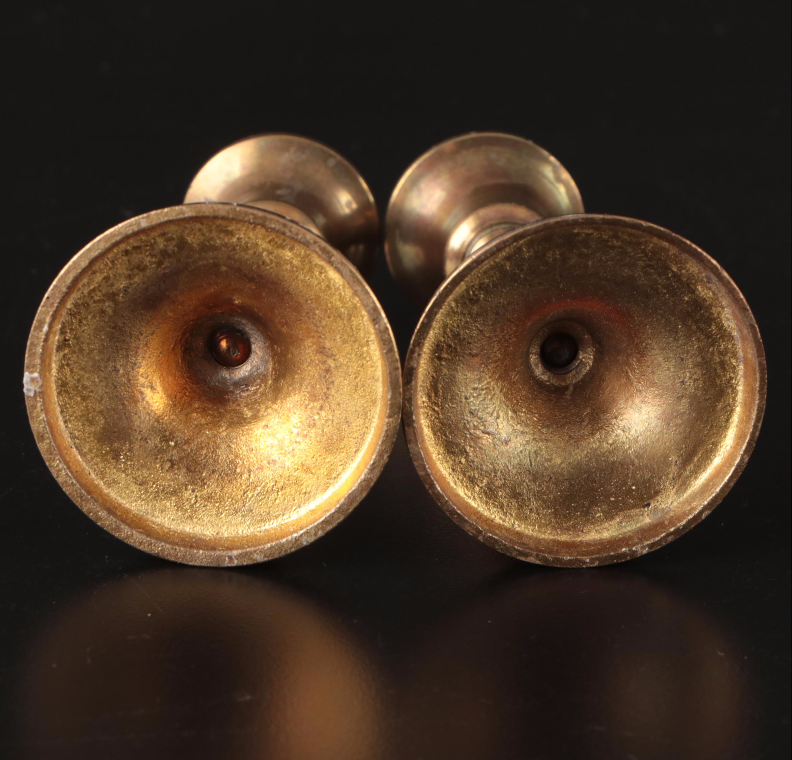 Royal Bayreuth Porcelain Wall Pocket with Brass Candlesticks and Accessories