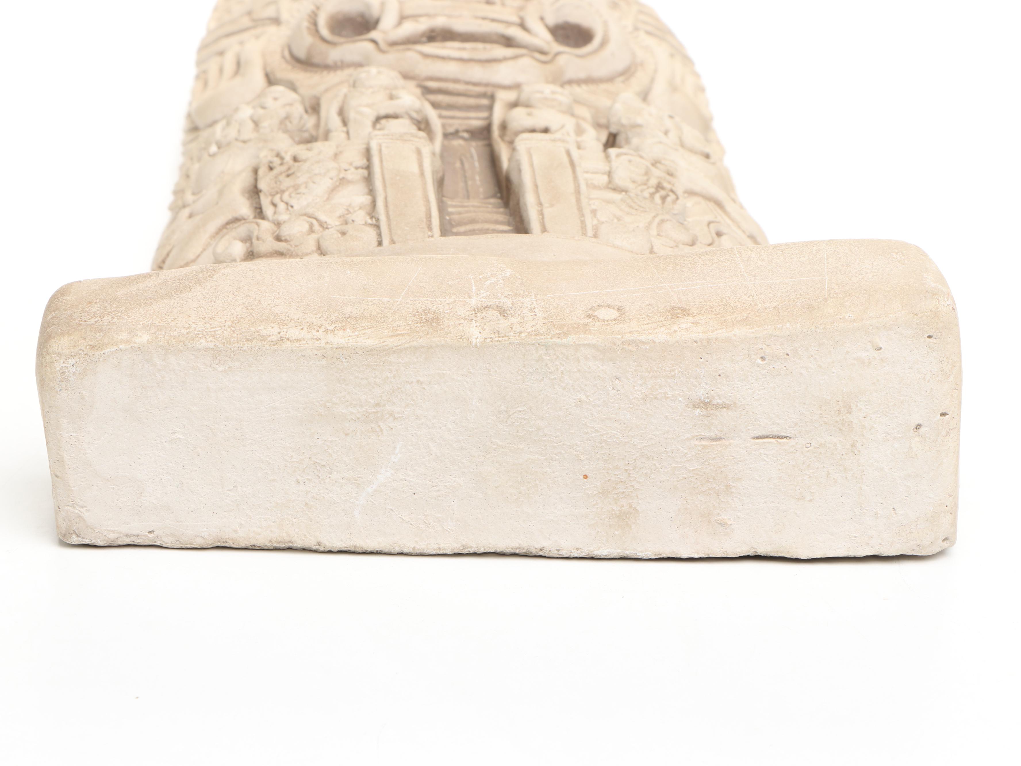 Southeast Asian Style Cast Plaster Temple Wall Décor