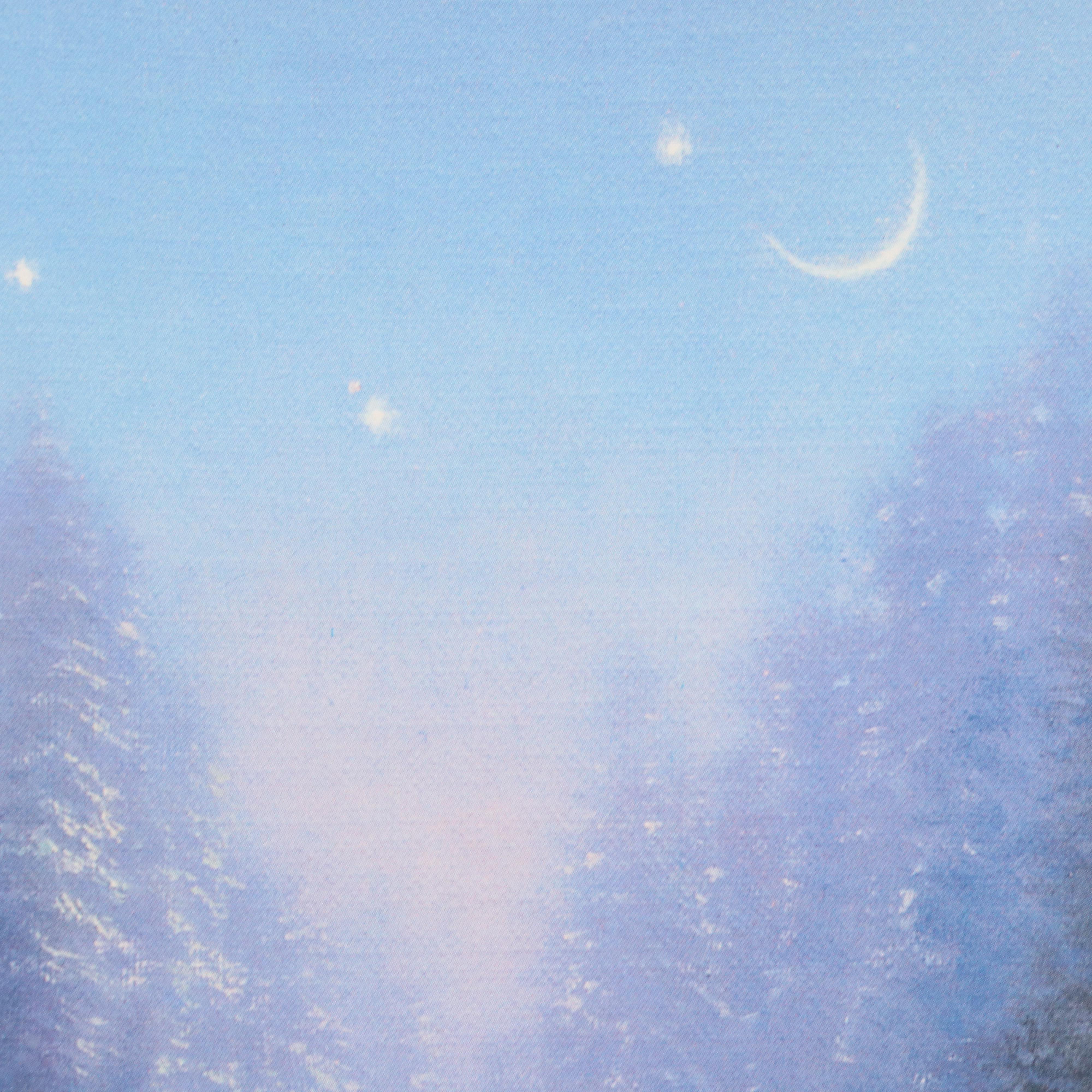 After Thomas Kinkade Offset Lithograph "Twilight Cottage: November," 1999