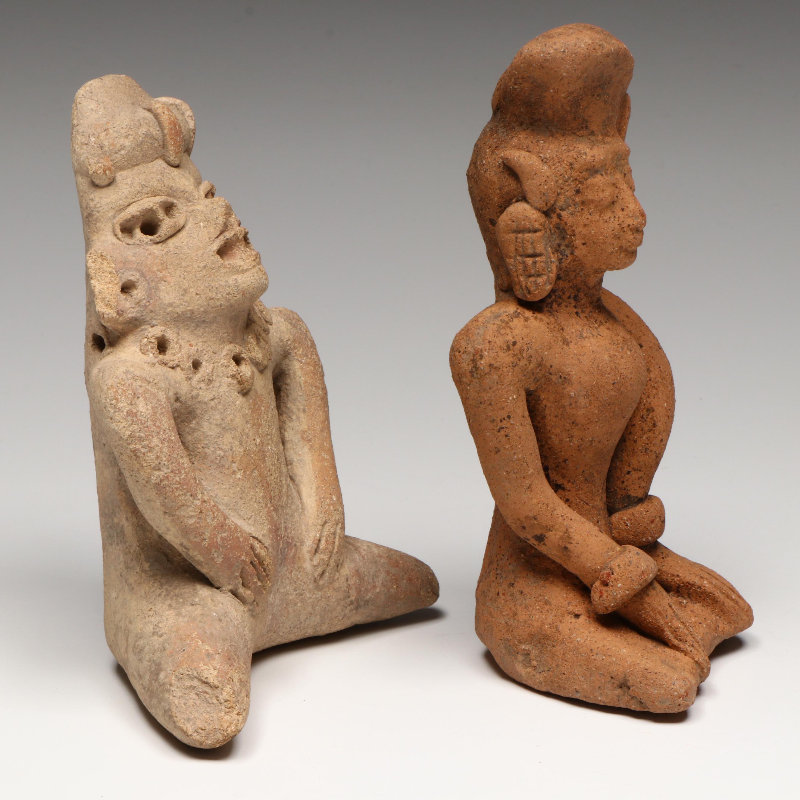 Pre-Columbian and Majapahit Pottery Figures
