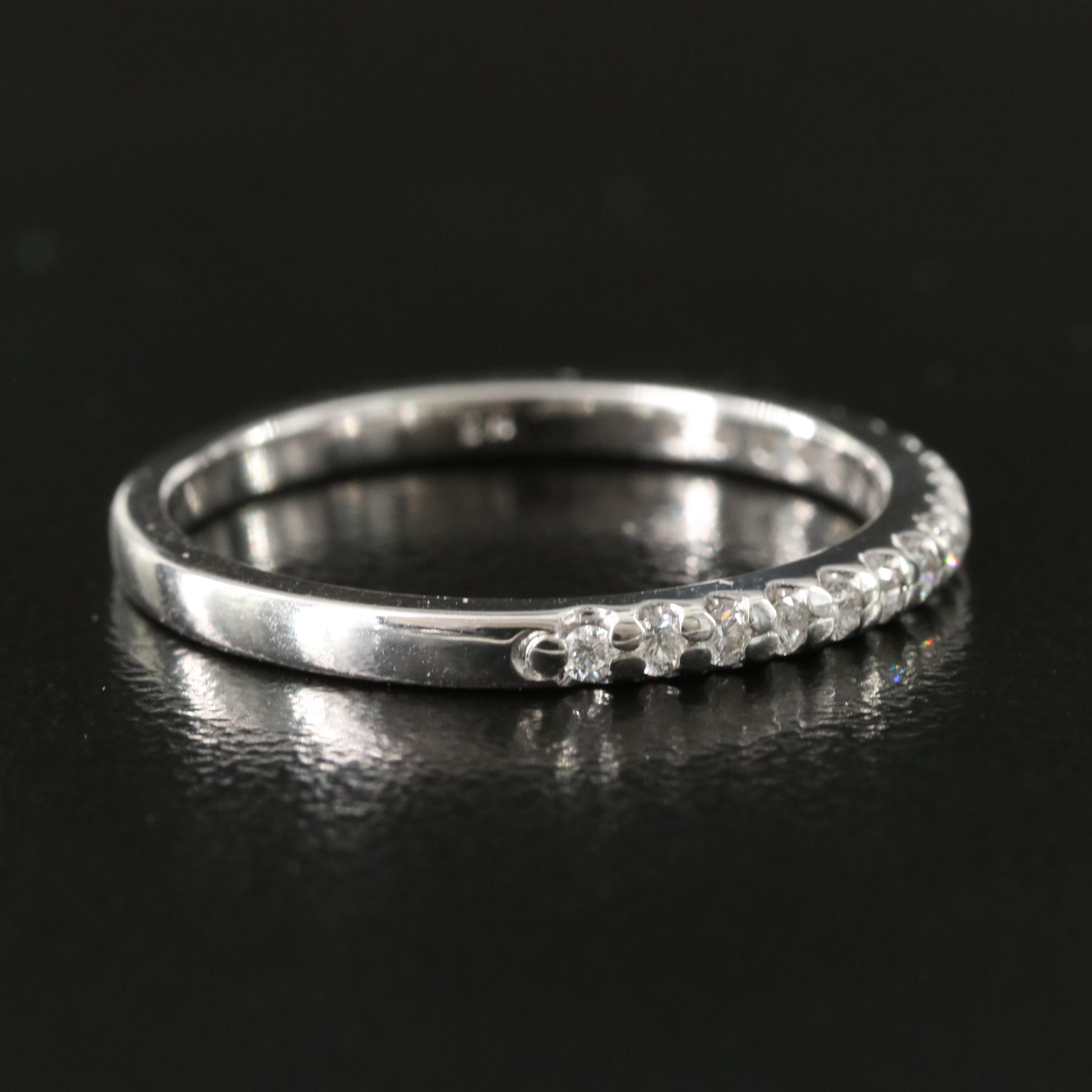 14K 0.17 CTW Diamond Band