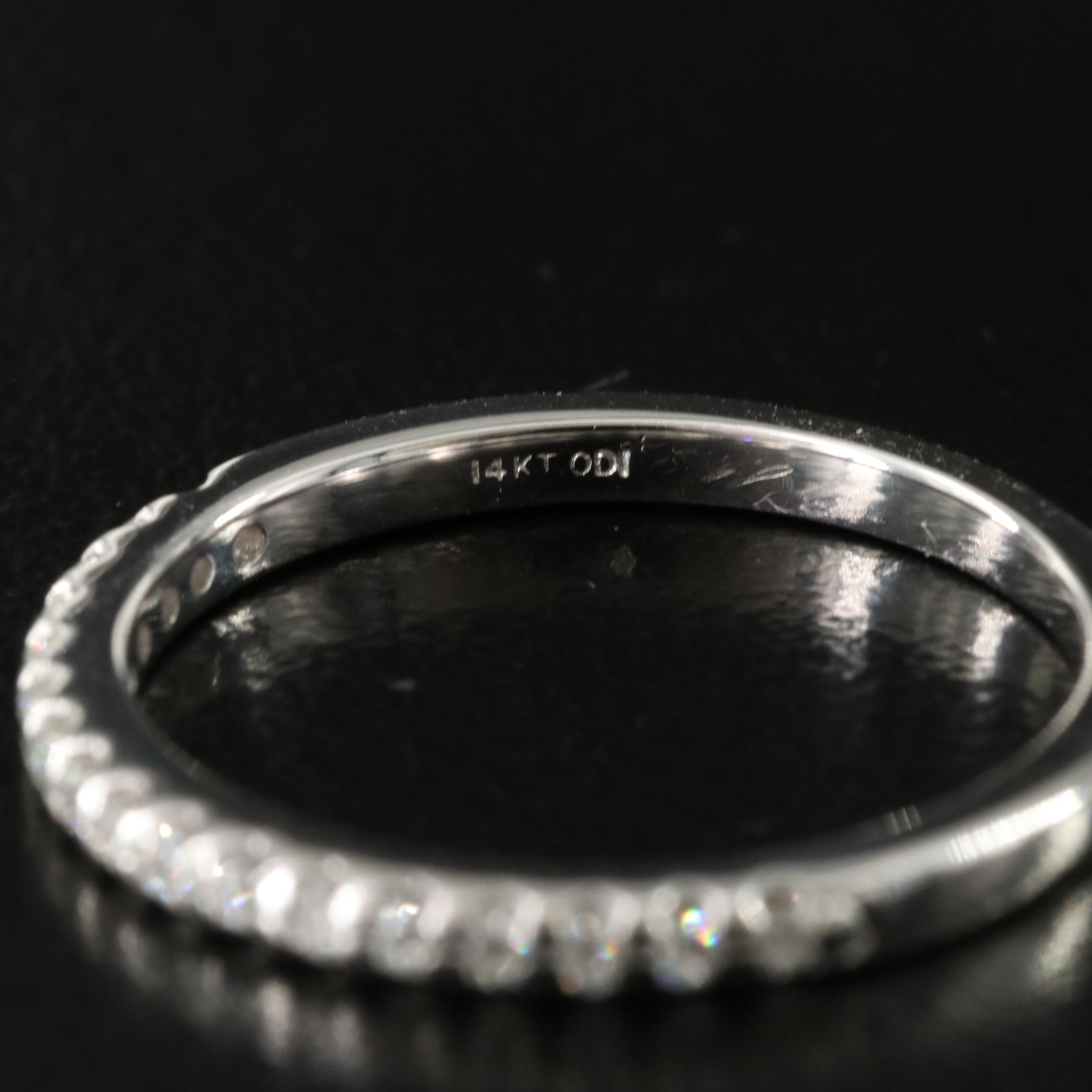 14K 0.17 CTW Diamond Band