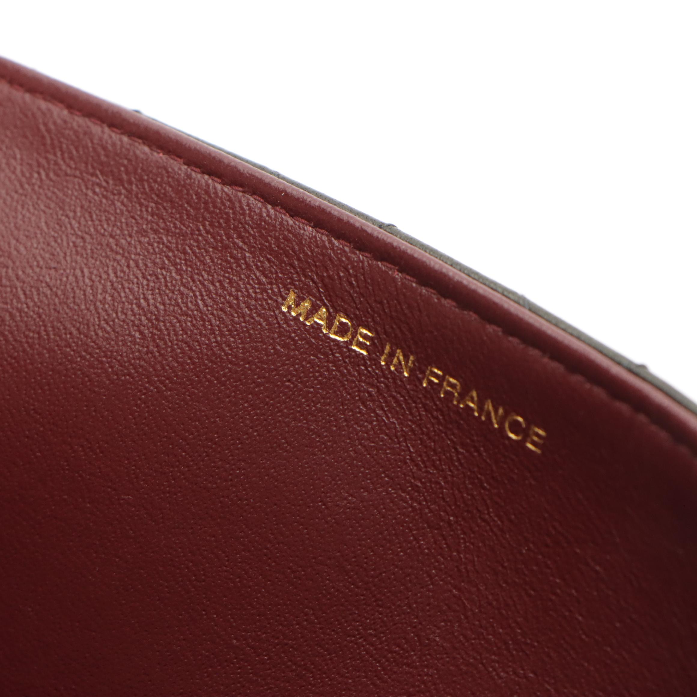 Chanel Classic Single Flap Chain Link Shoulder Bag in Black Matelassé Lambskin