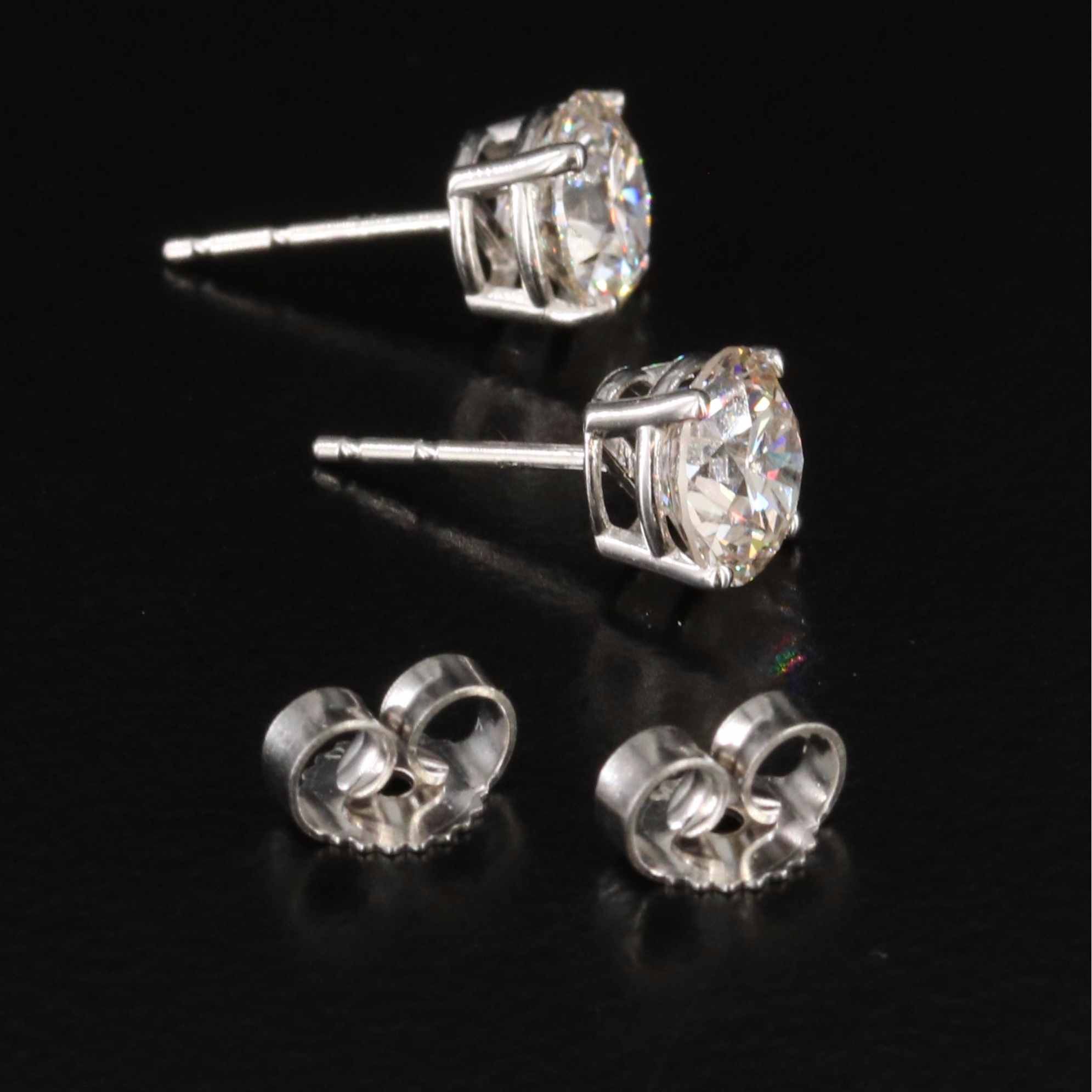 14K 1.90 CTW Lab Grown Diamond Stud Earrings