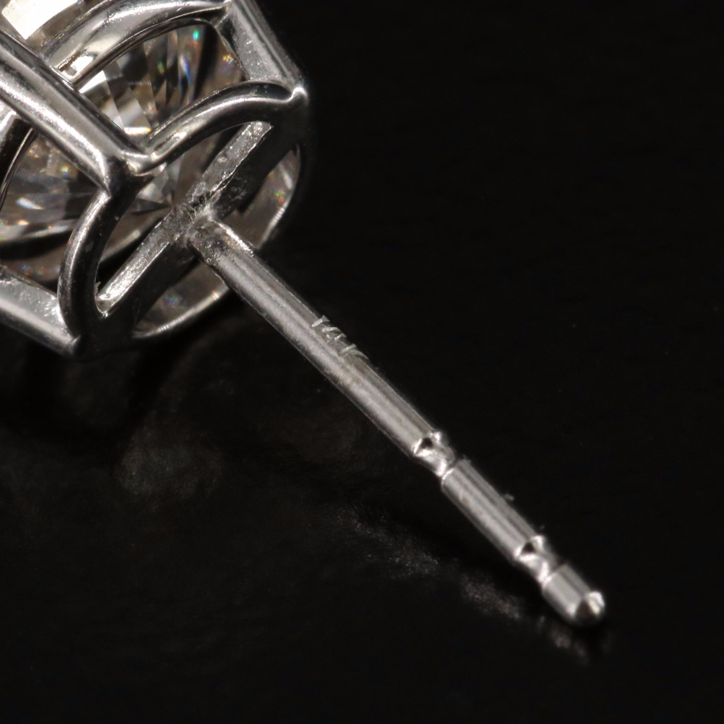 14K 1.90 CTW Lab Grown Diamond Stud Earrings