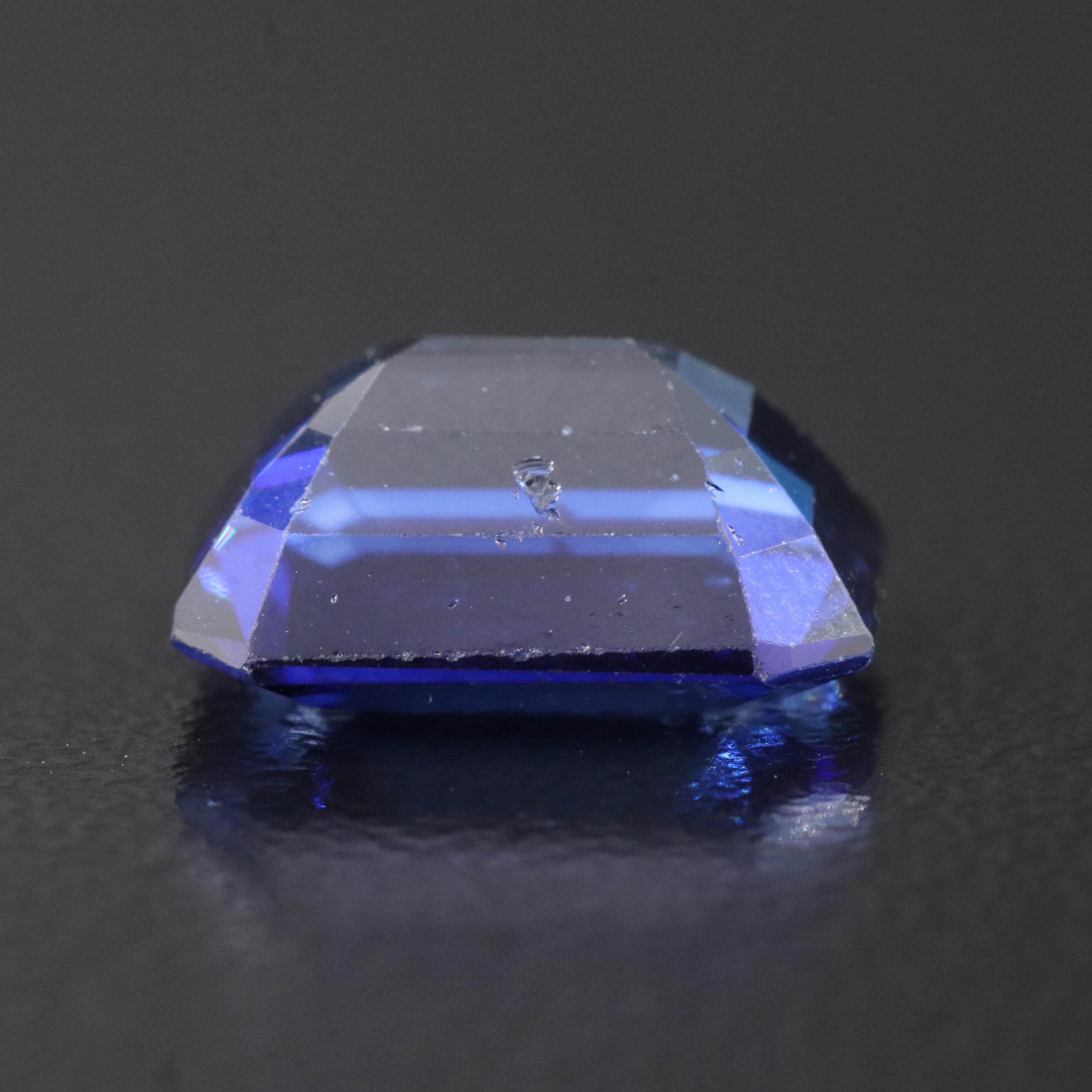 Loose 5.73 CT Lab Grown Sapphire