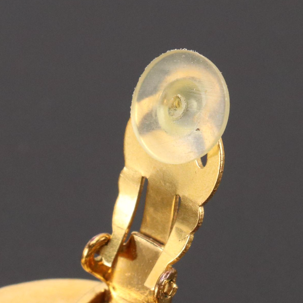 Chanel Coco Mark Clip Back Earrings