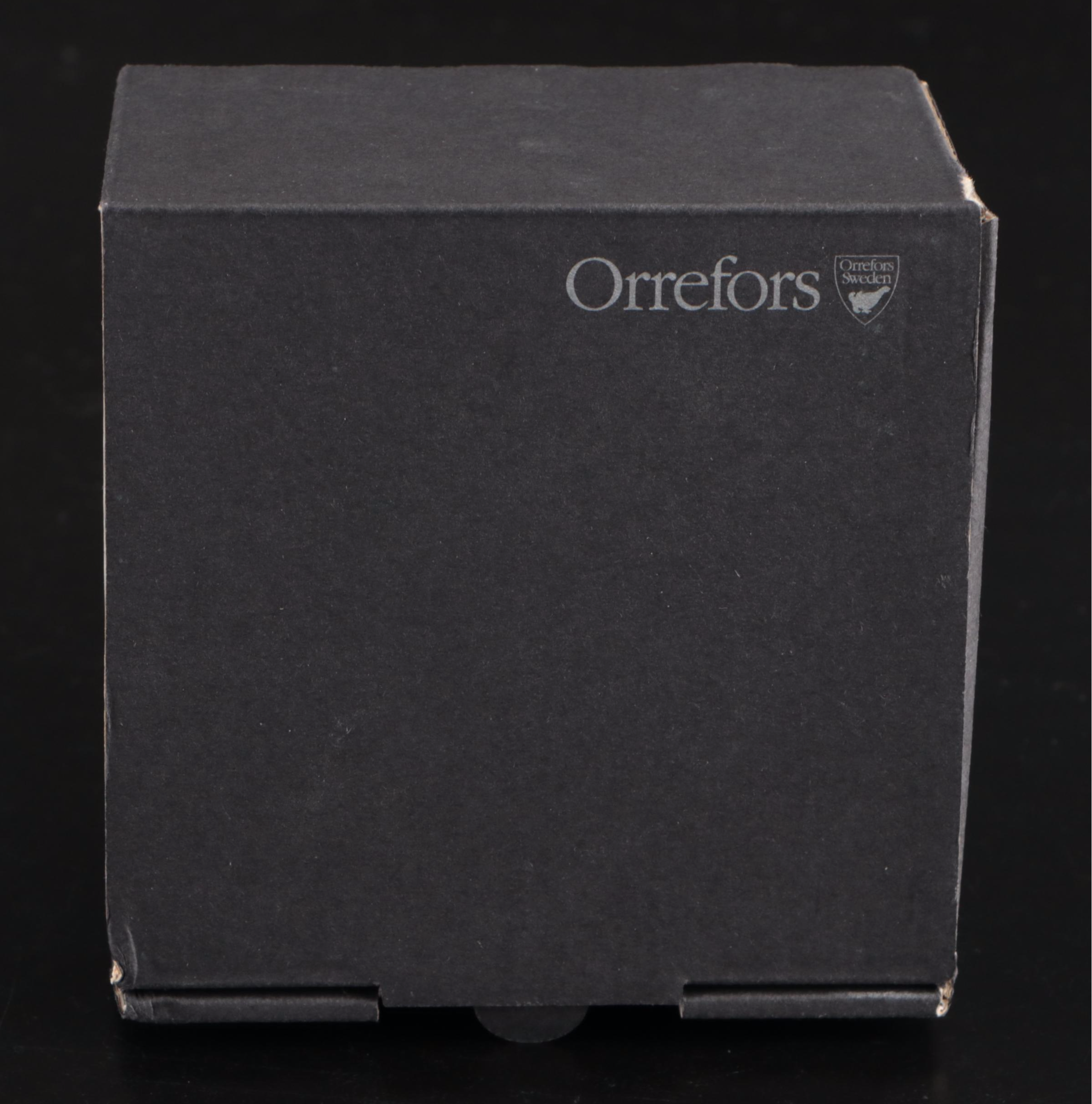 Orrefors "Max" Crystal Votive Holder and "Residence" Vase