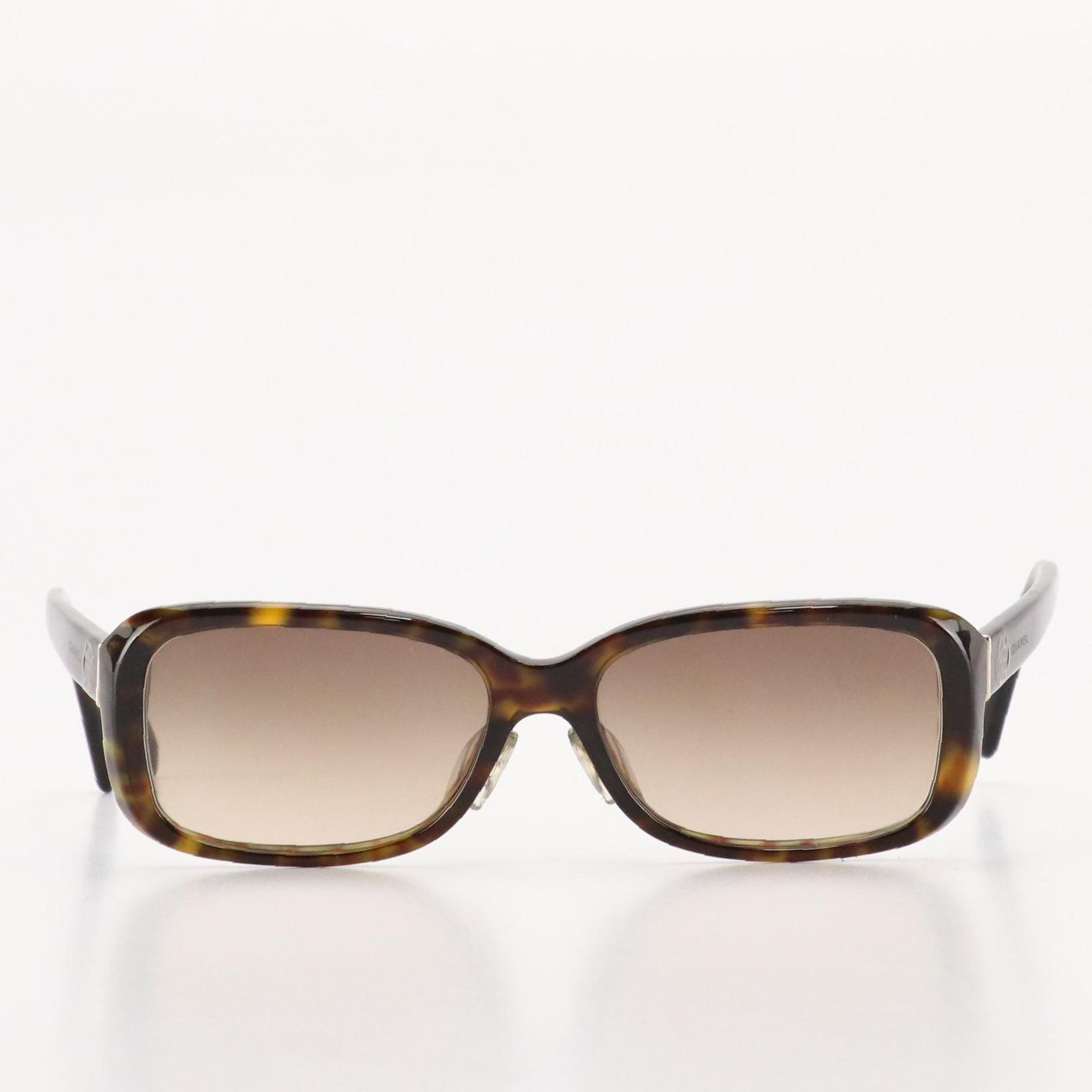 Chanel 5247-A Prescription Sunglasses in Tortoise with Camellia Flower Logo